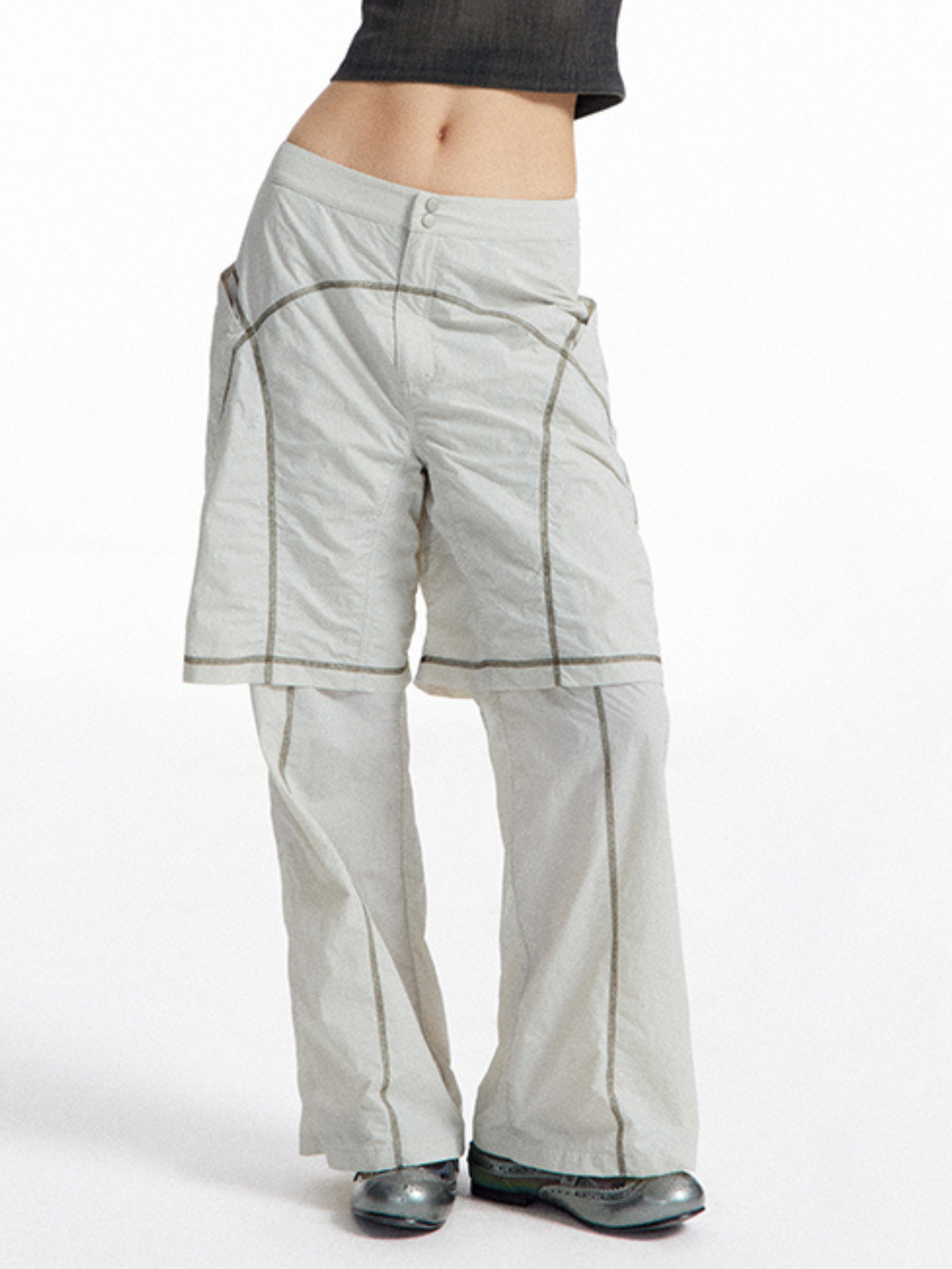 ThornField - Women's Double-Layered Tennis Straight-Leg Pants