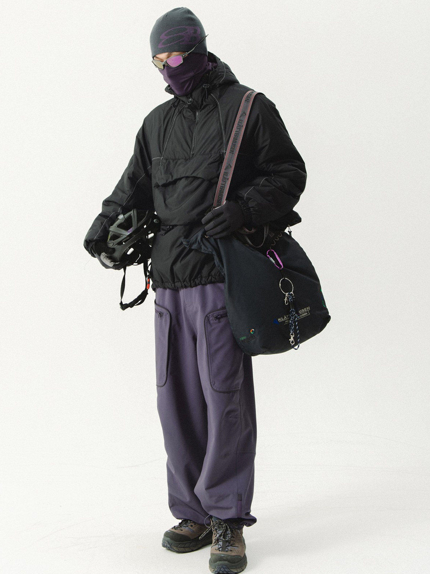 HeatWrap - Unisex Half-zip Primaloft Hooded Insulated Jacket GONGGAR SPORTS