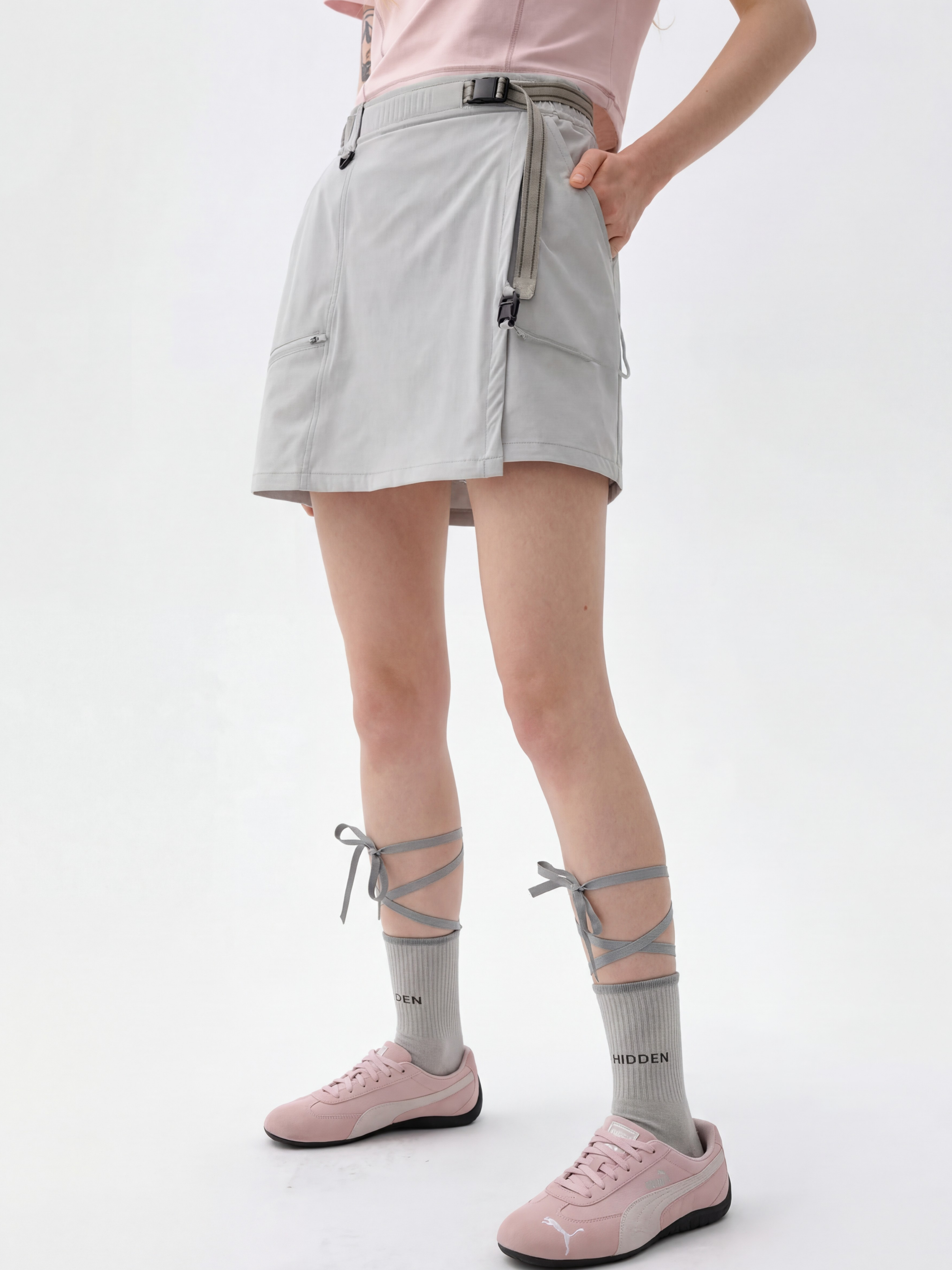 Summit - Women's Outdoor Water-repellent Soft Shell Loose Short Skirt