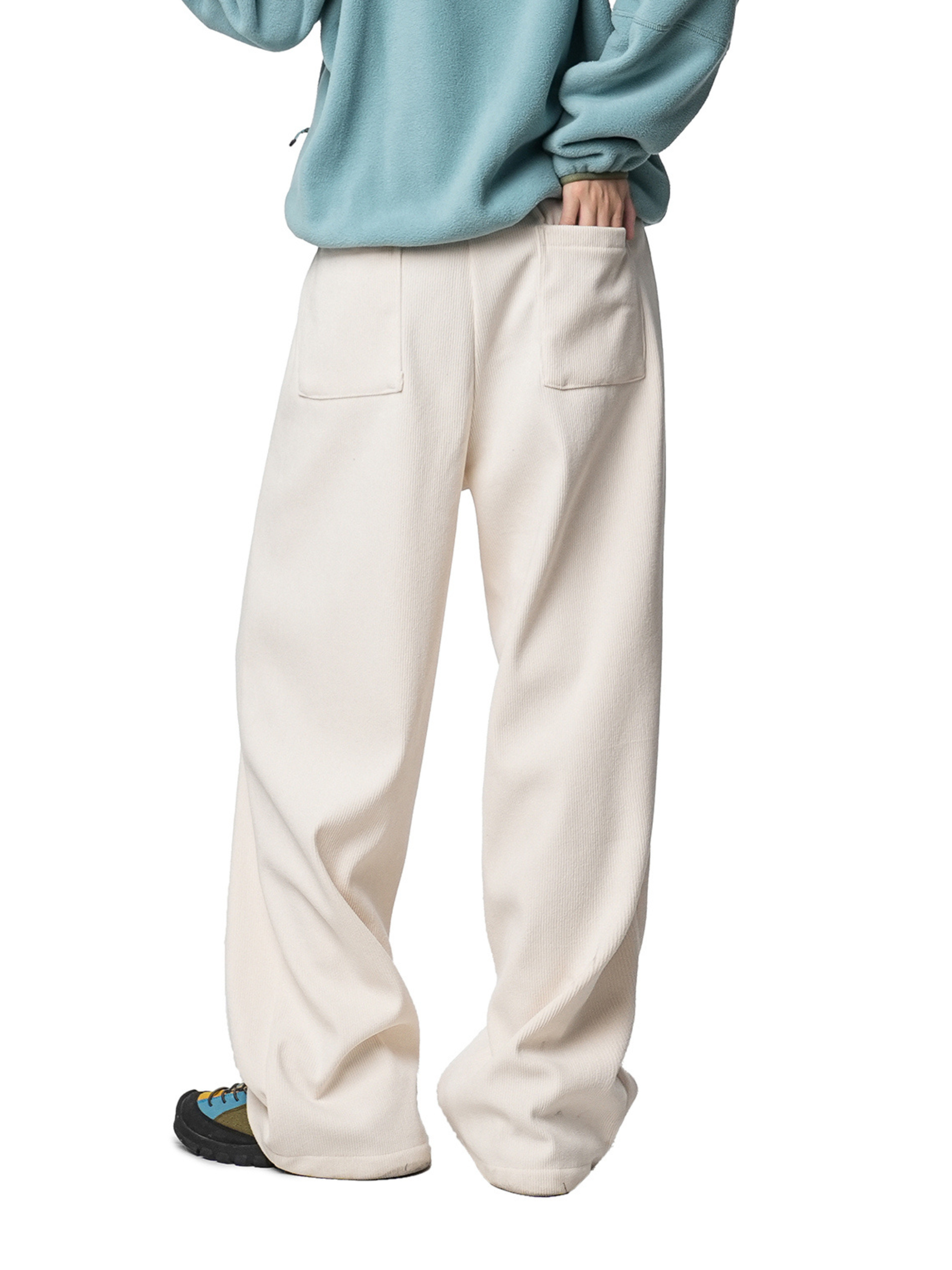 Shadewood - Women's Loose-Fit Corduroy Straight Pants