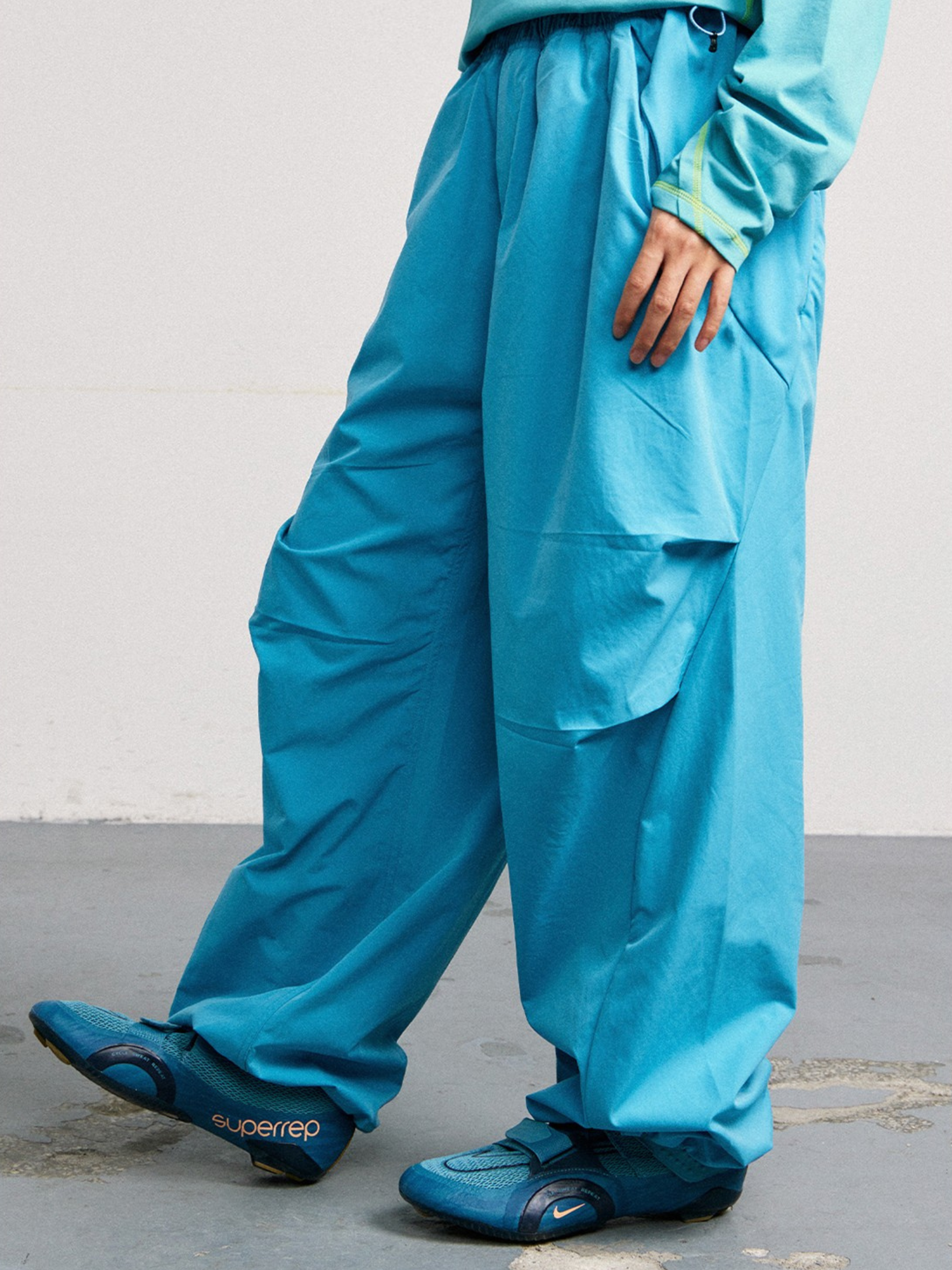 Echofall - Unisex Dopamine-Toned Curved Utility Pants with Hidden Pockets GONGGAR SPORTS