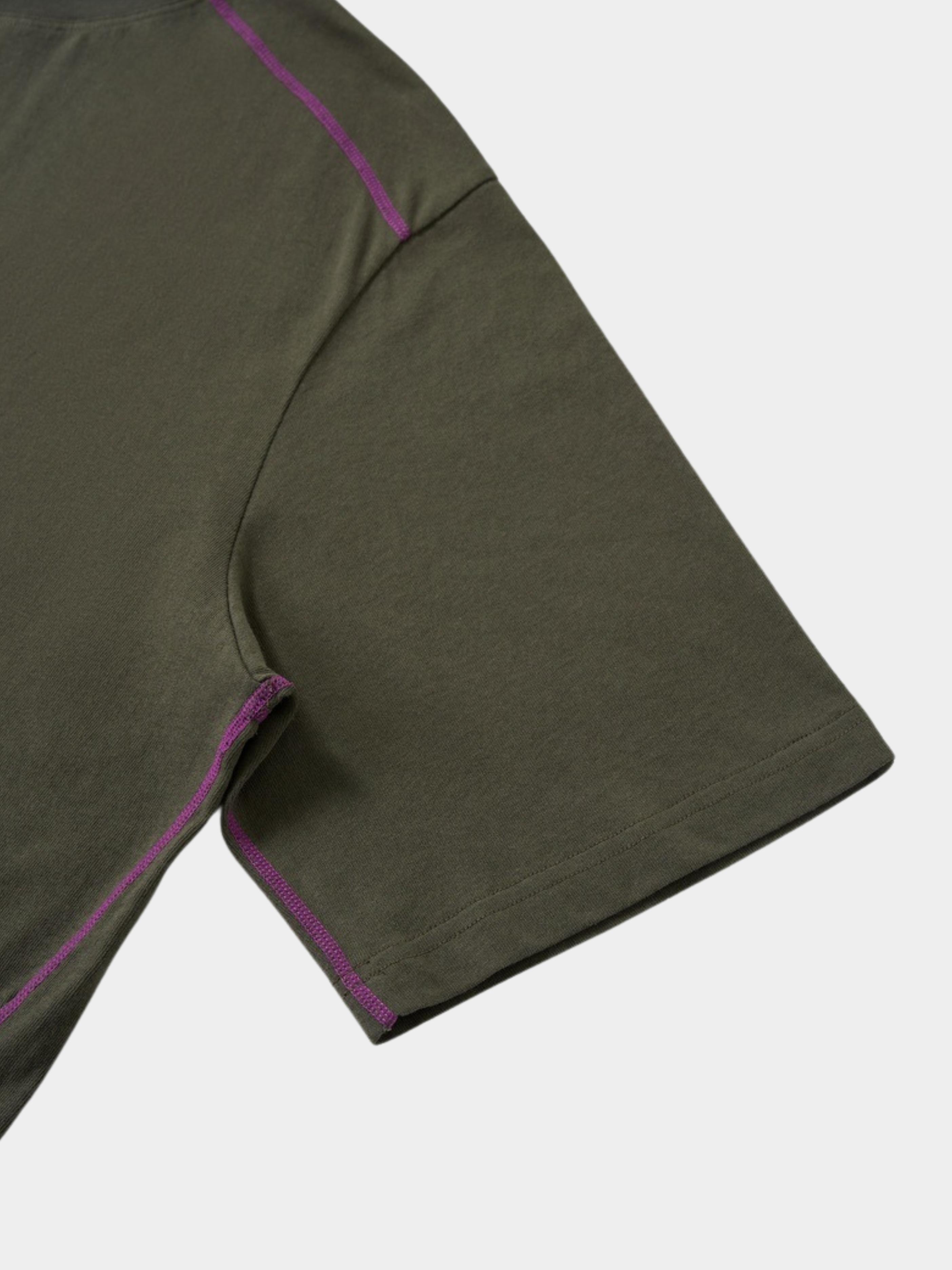 WildDash - Lightweight & Moisture-Absorbing Contrast Stitch Cotton T-Shirt