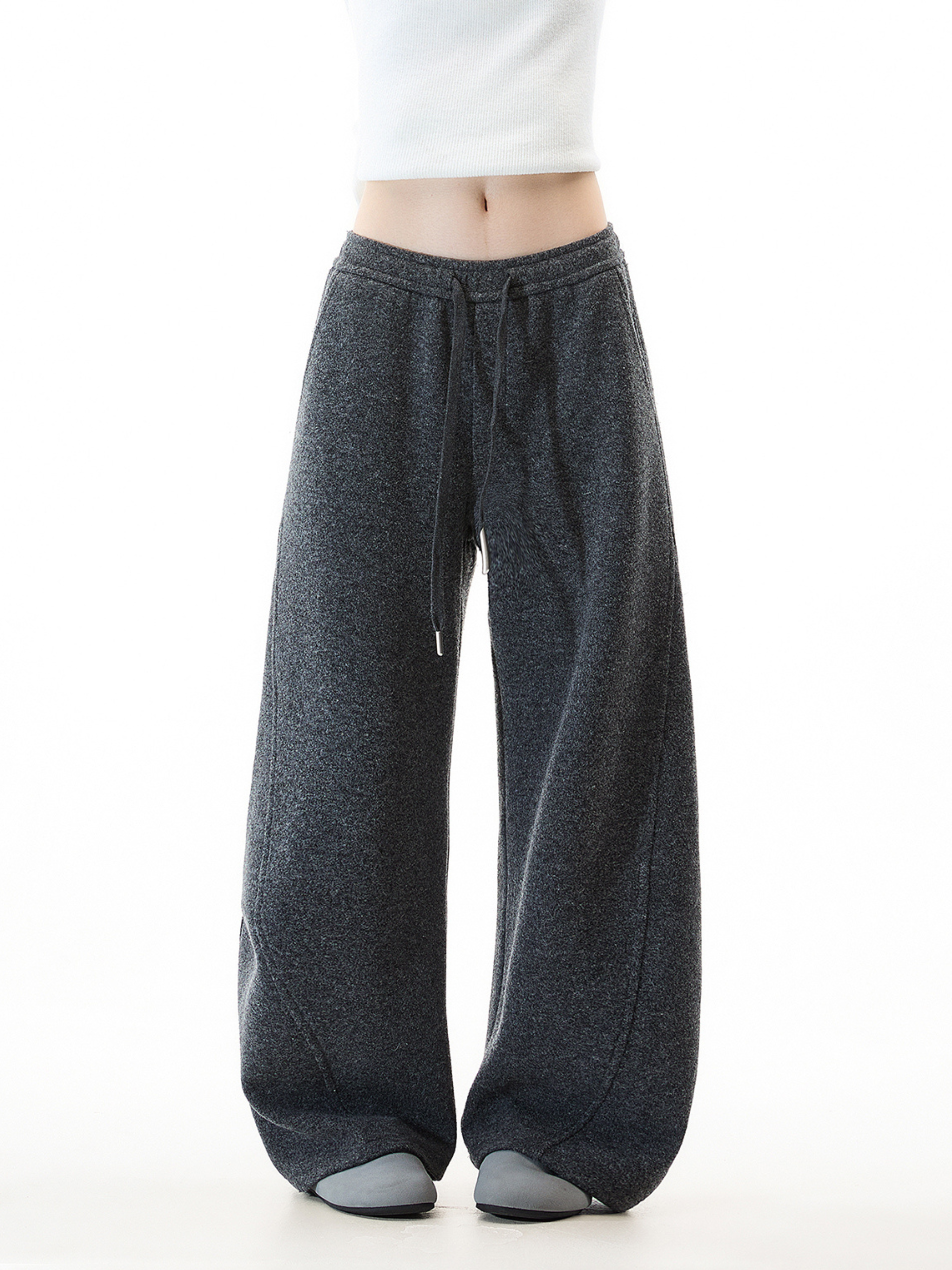 Quell - Women's Wool-Blend Heavy Drape Relaxed Pants