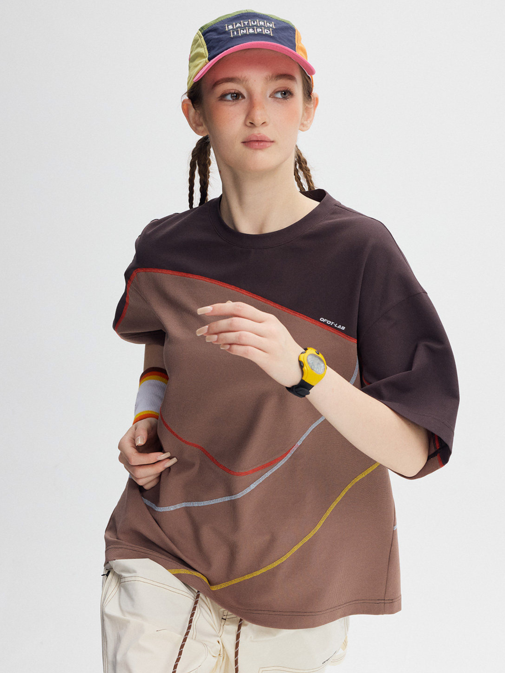 SwiftMove - Women's Quick-Dry Contrast Panel Performance T-Shirt