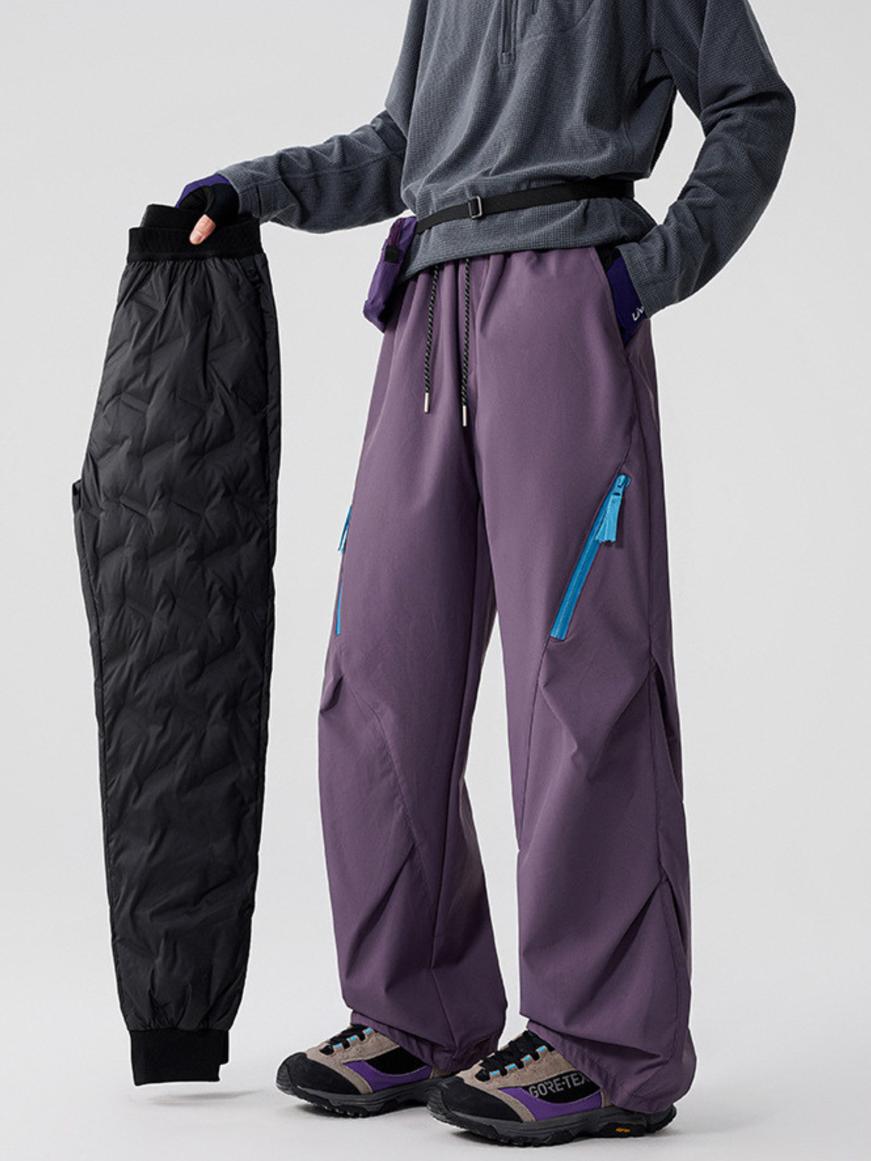 EchoMode - 3-in-1 Windproof Insulated Down Hardshell Pants