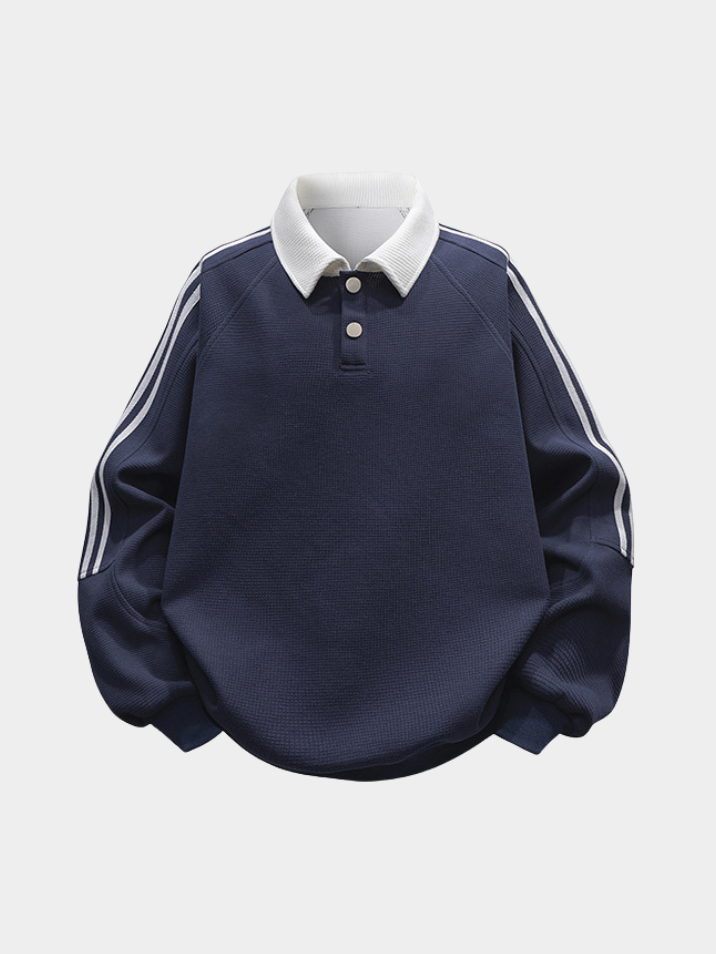 DryFlask - Men's Polo Collar Pullover Sweatshirt