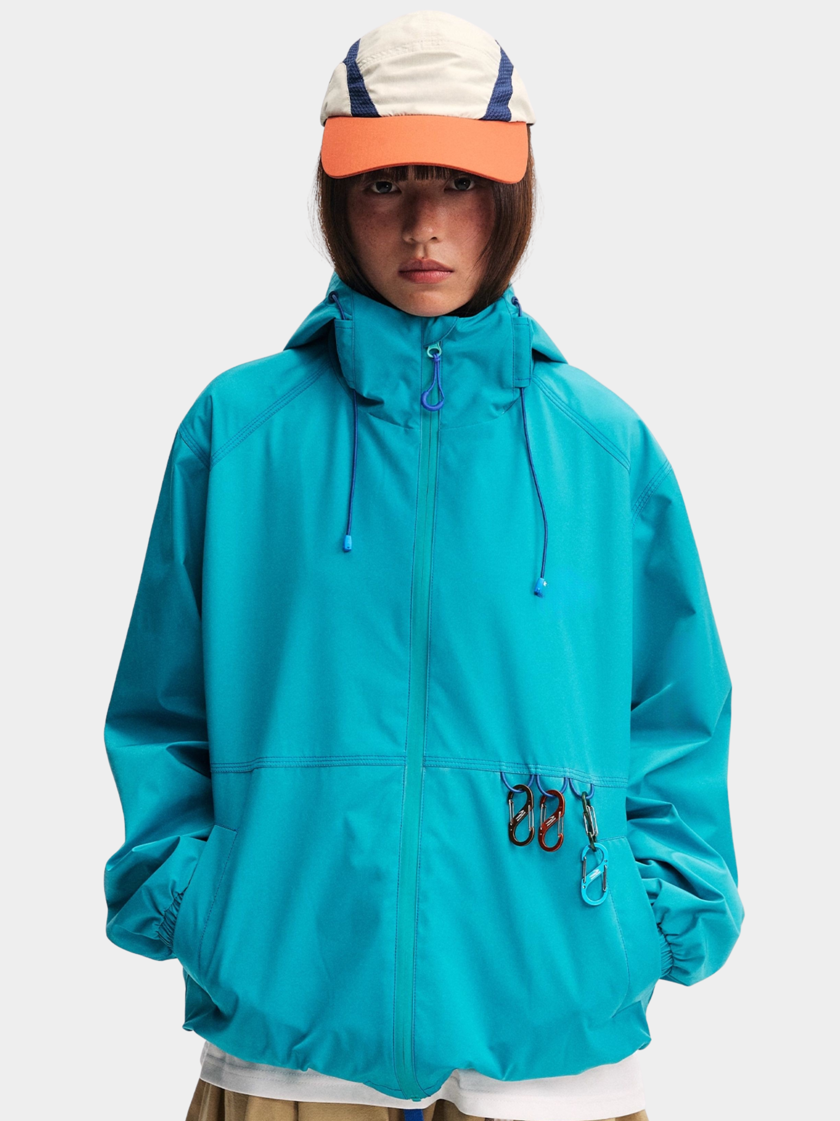 EchoDeck - Teflon® Triple-Defense Colorblock Drawstring Jacket