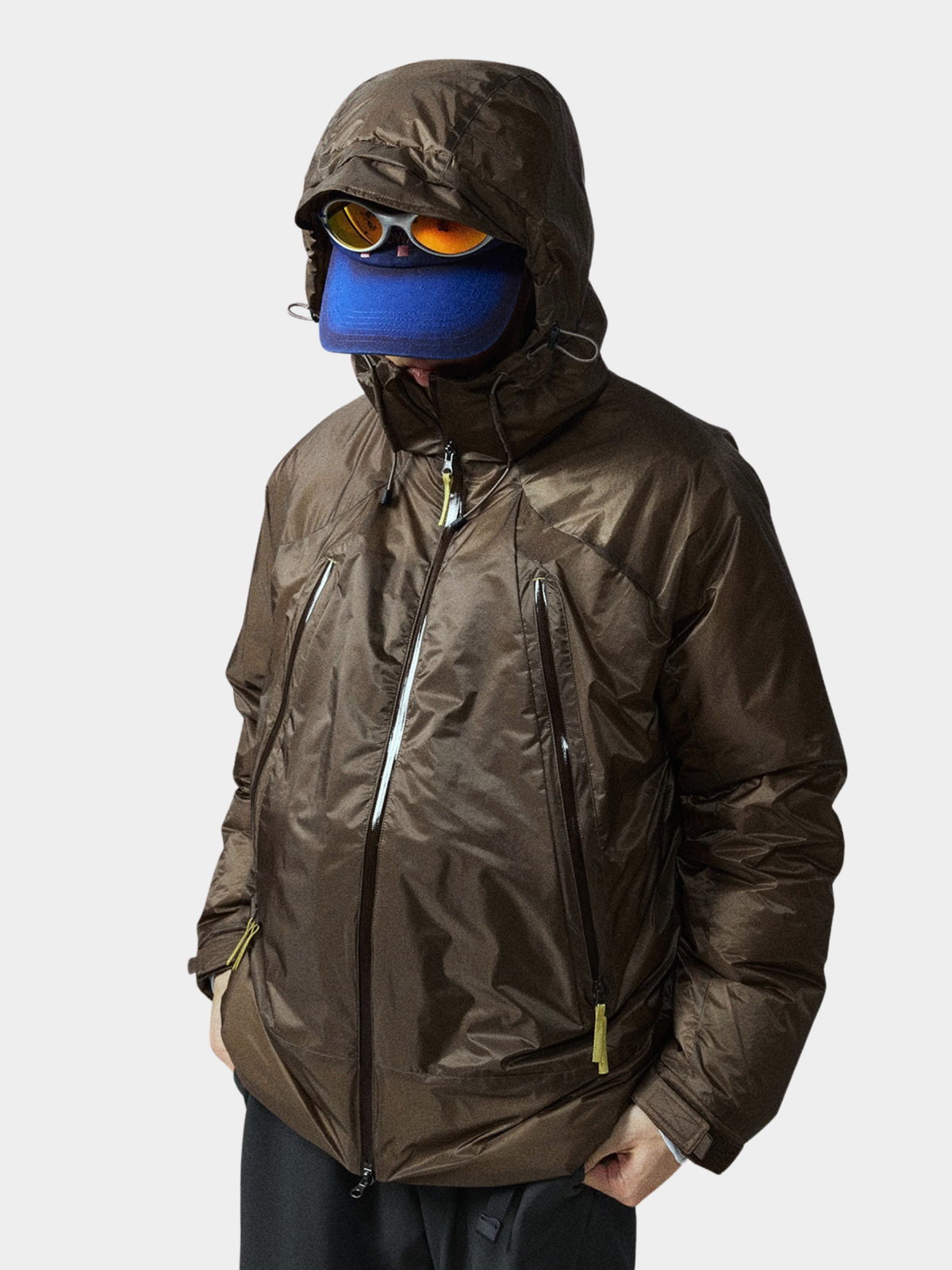 Dawntrail - 90% White Duck Down Hooded Insulated Jacket