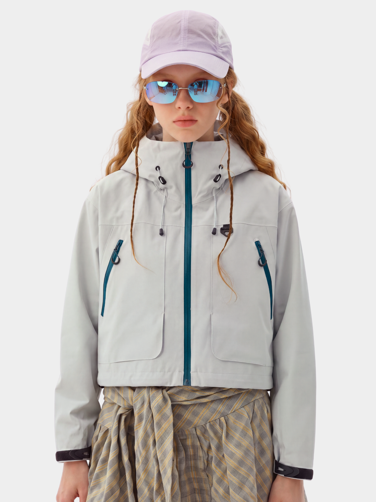 Castgear - Women's Water-Repellent Breathable Cropped Jacket