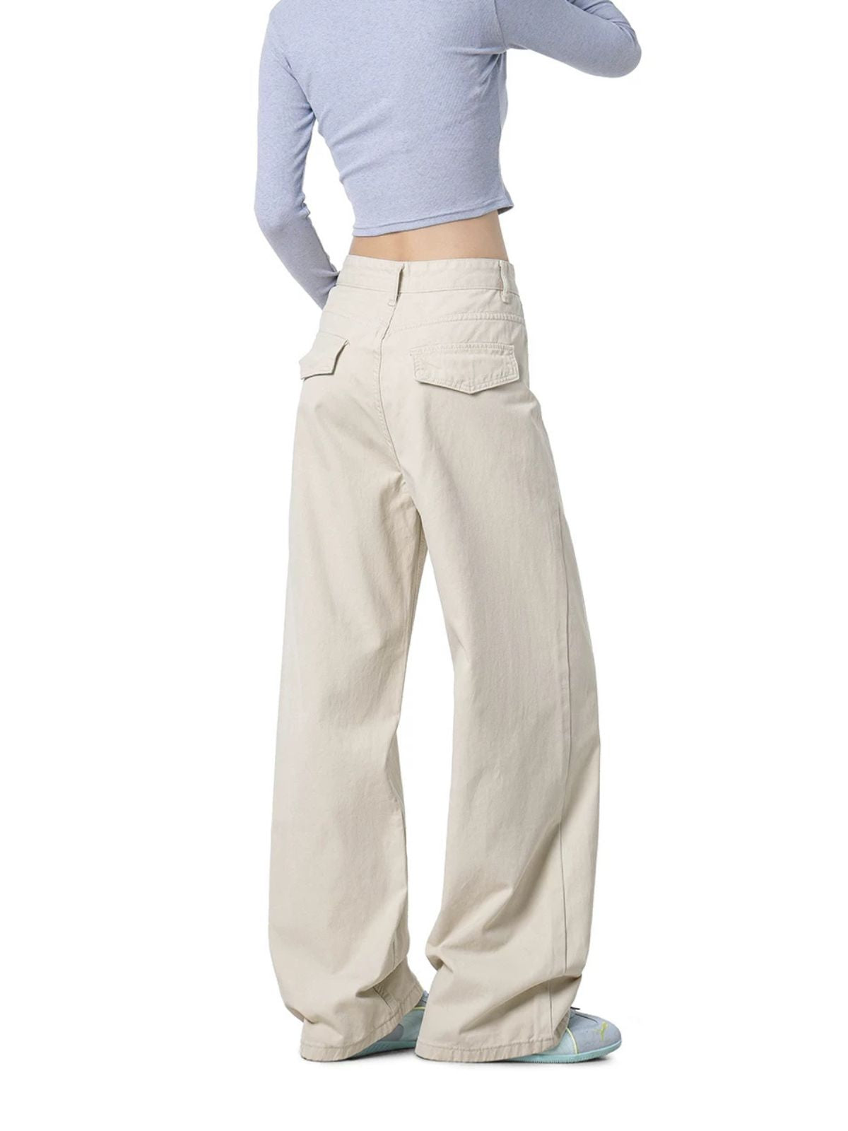 Gloomstep - Women's Abrasion-Resistant Wide-Leg Cargo Pants