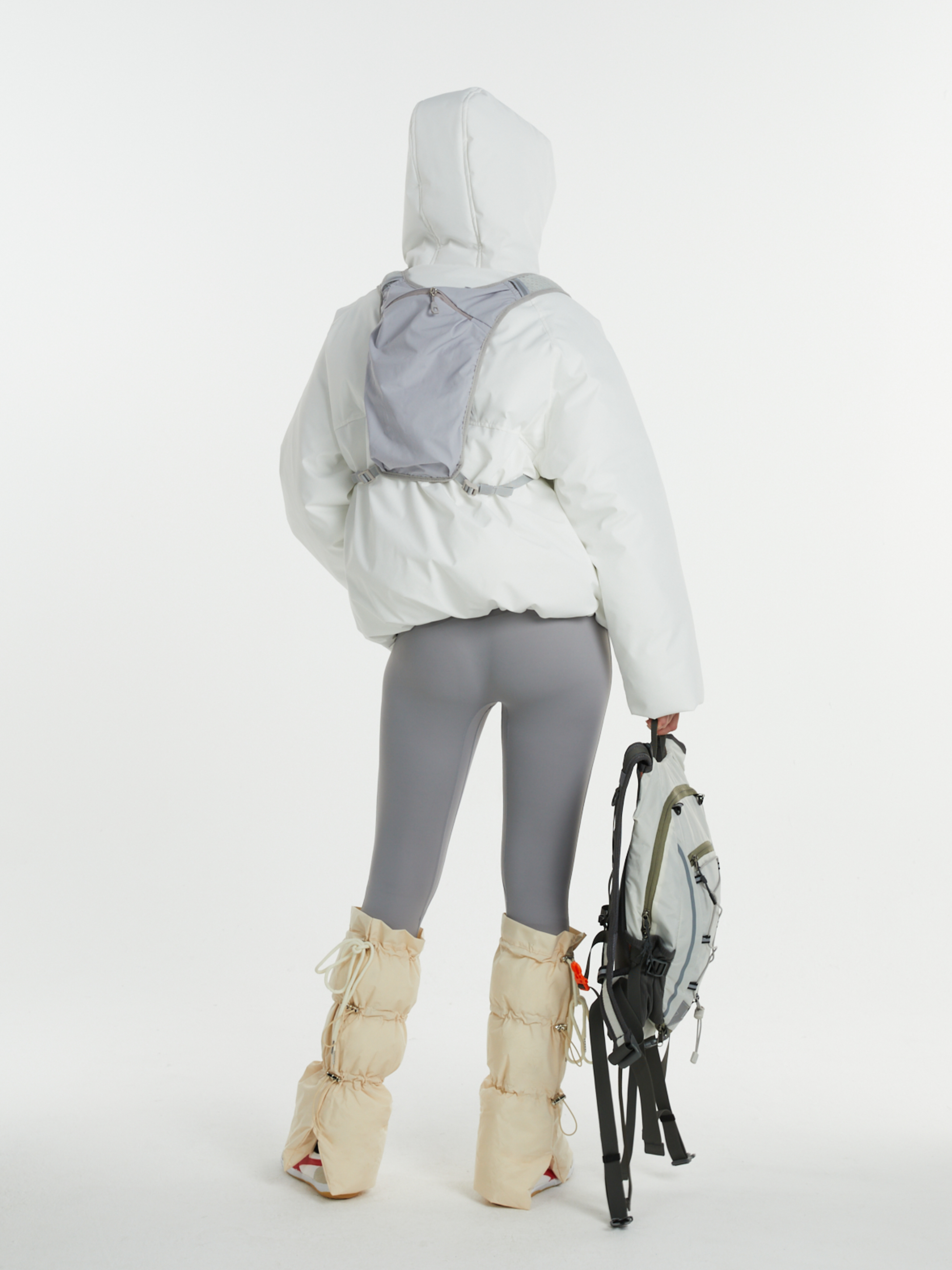 BluffGo - Asymmetric Zipper Hooded Insulated Jacket