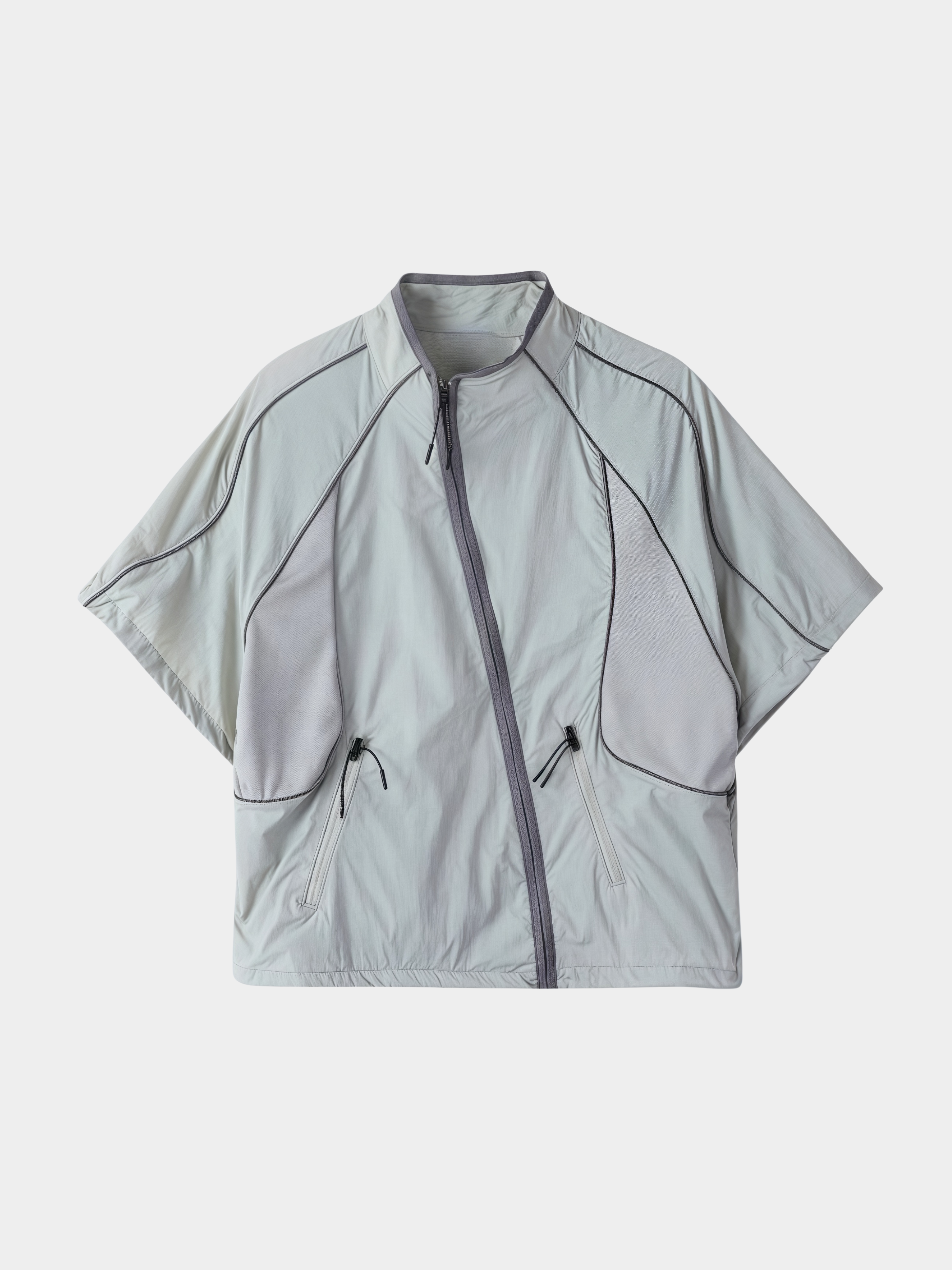 Cavecrack - Women's Mesh-Panel Breathable Short-Sleeve Cardigan
