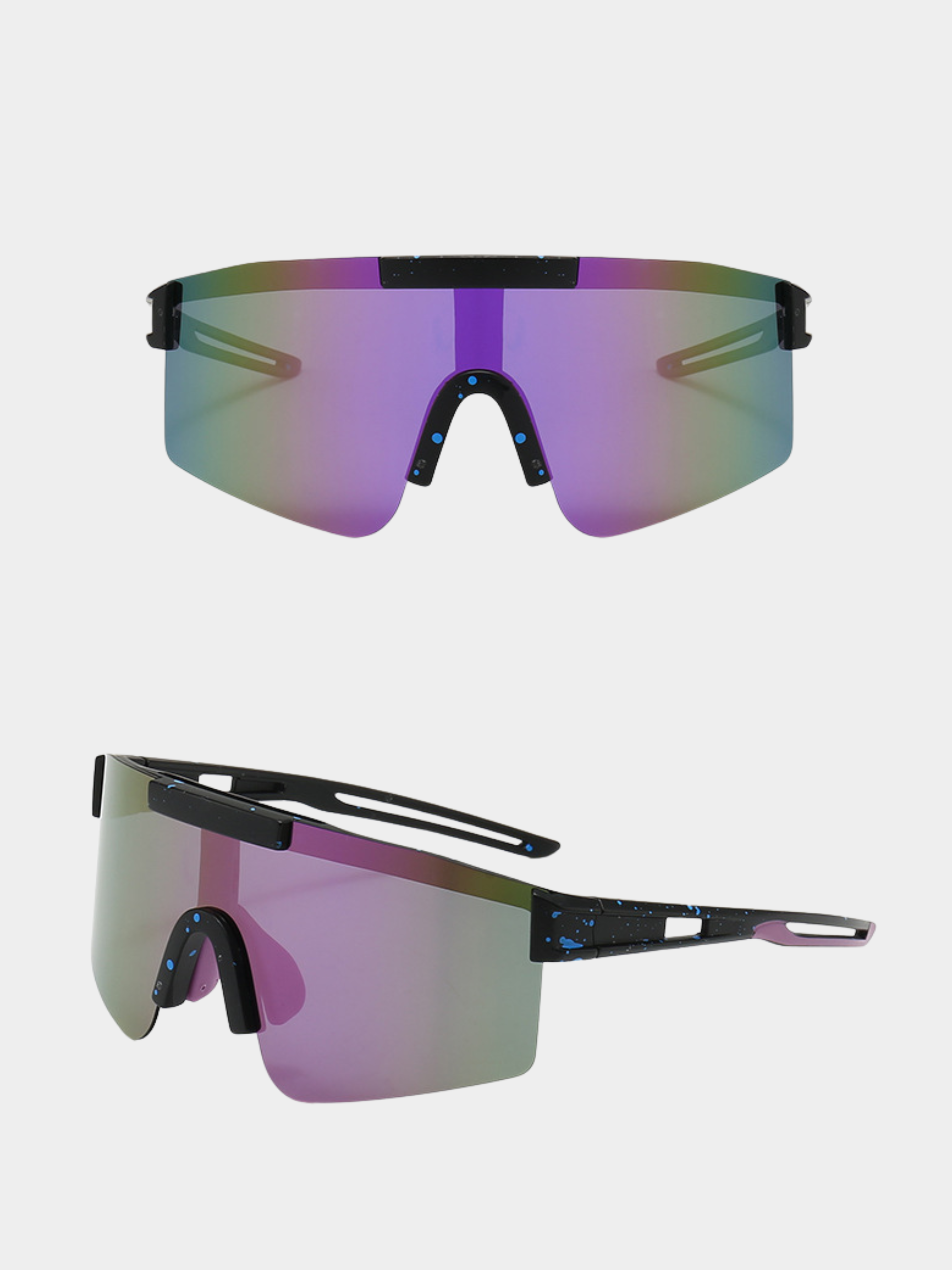 LynxNest - Unisex UV400+ Protection Colorful Coated Polarized Sports Sunglasses