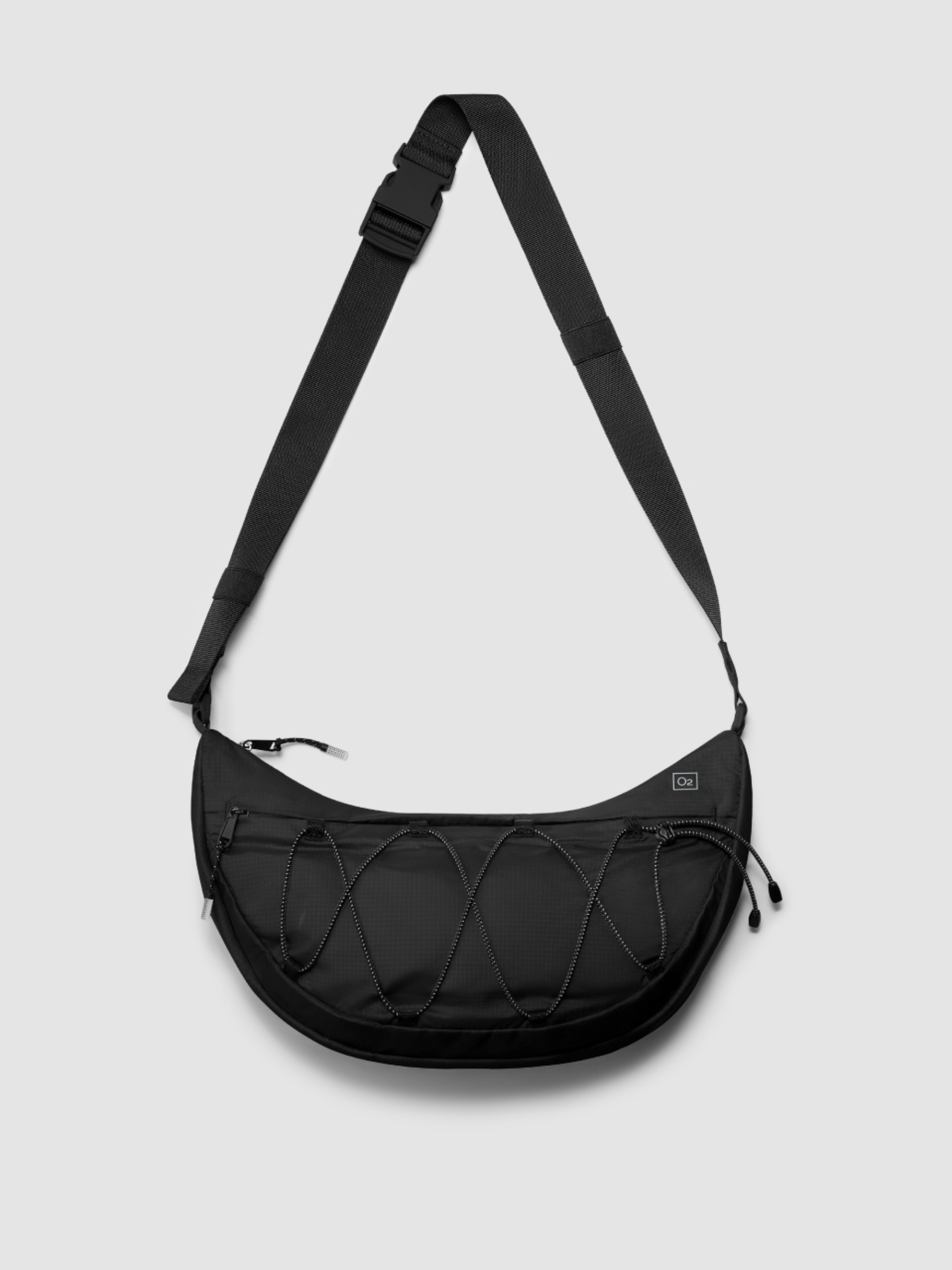 Dunebluff - Portable Crescent Canvas Crossbody Waist Bag