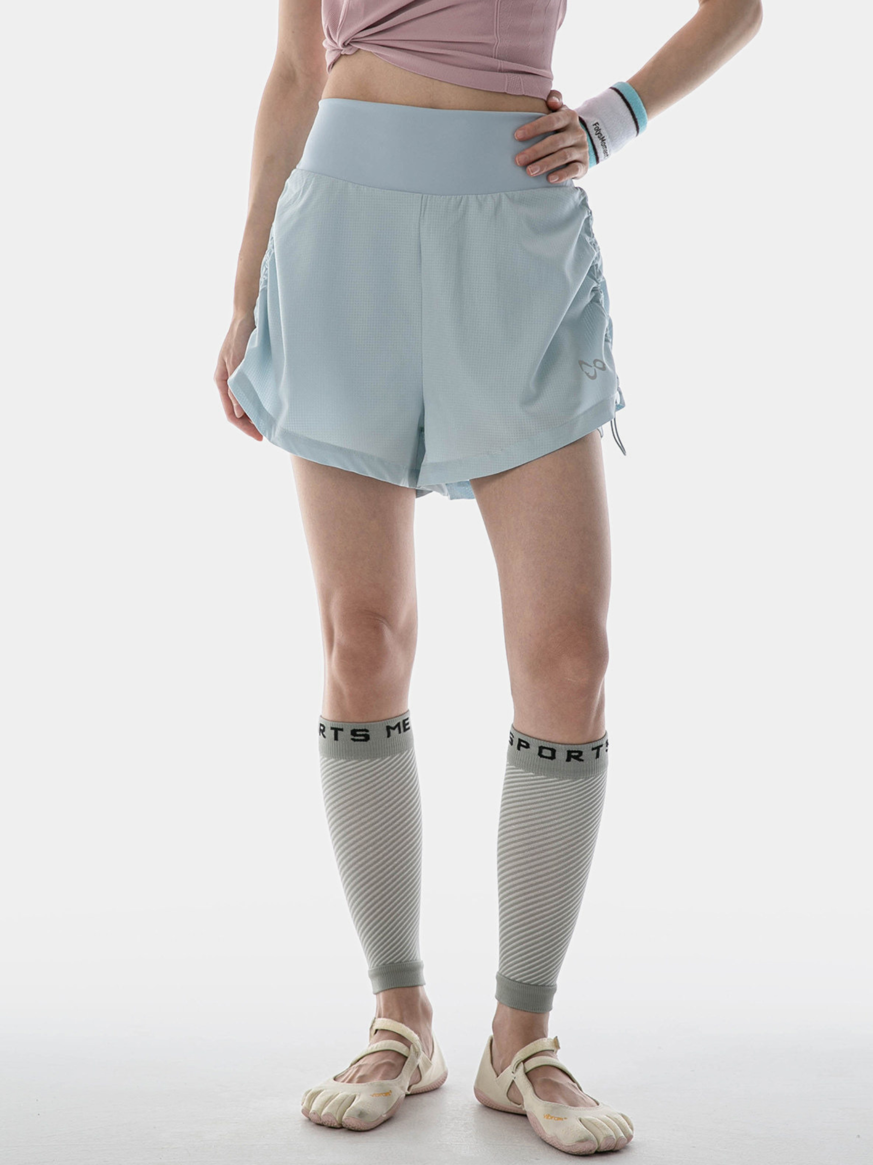 TailWind - Women's High-Waisted Quick-Dry Drawstring Shorts