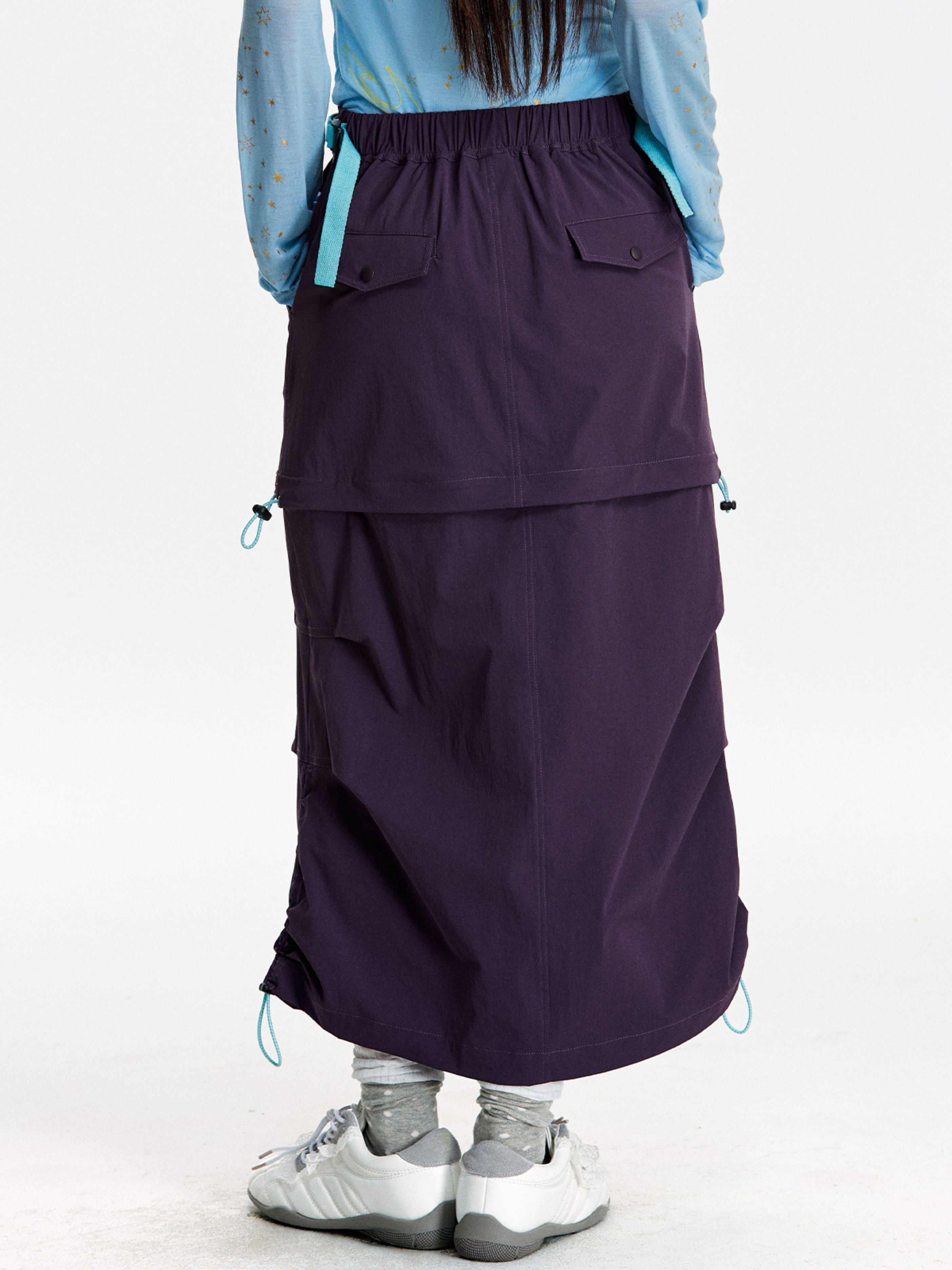 Emberfield - Women's Water-Repellent Detachable-Hem Utility Skirt