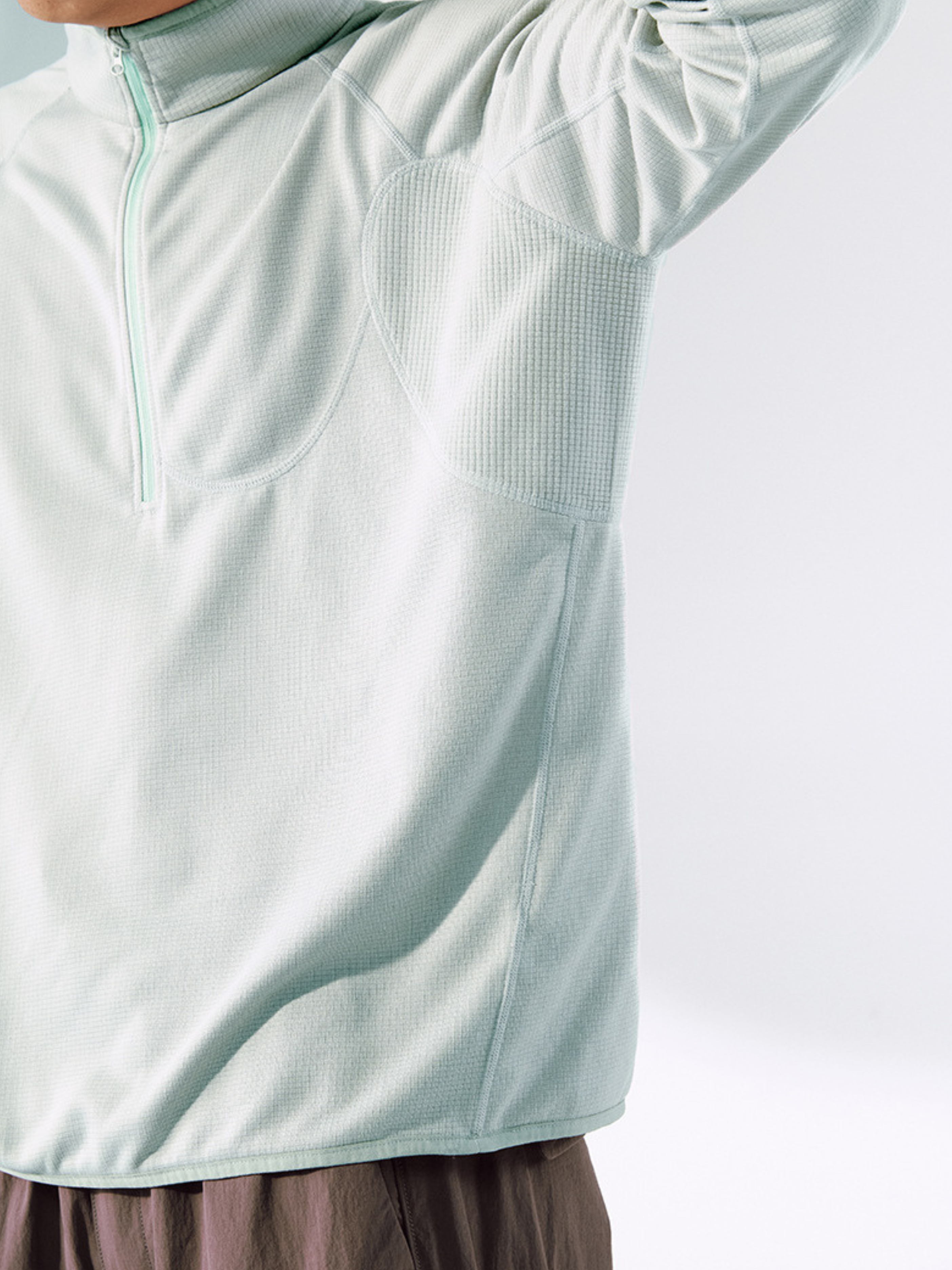 Shadowfern - Lightweight Thermal Half-Zip Sweatshirt