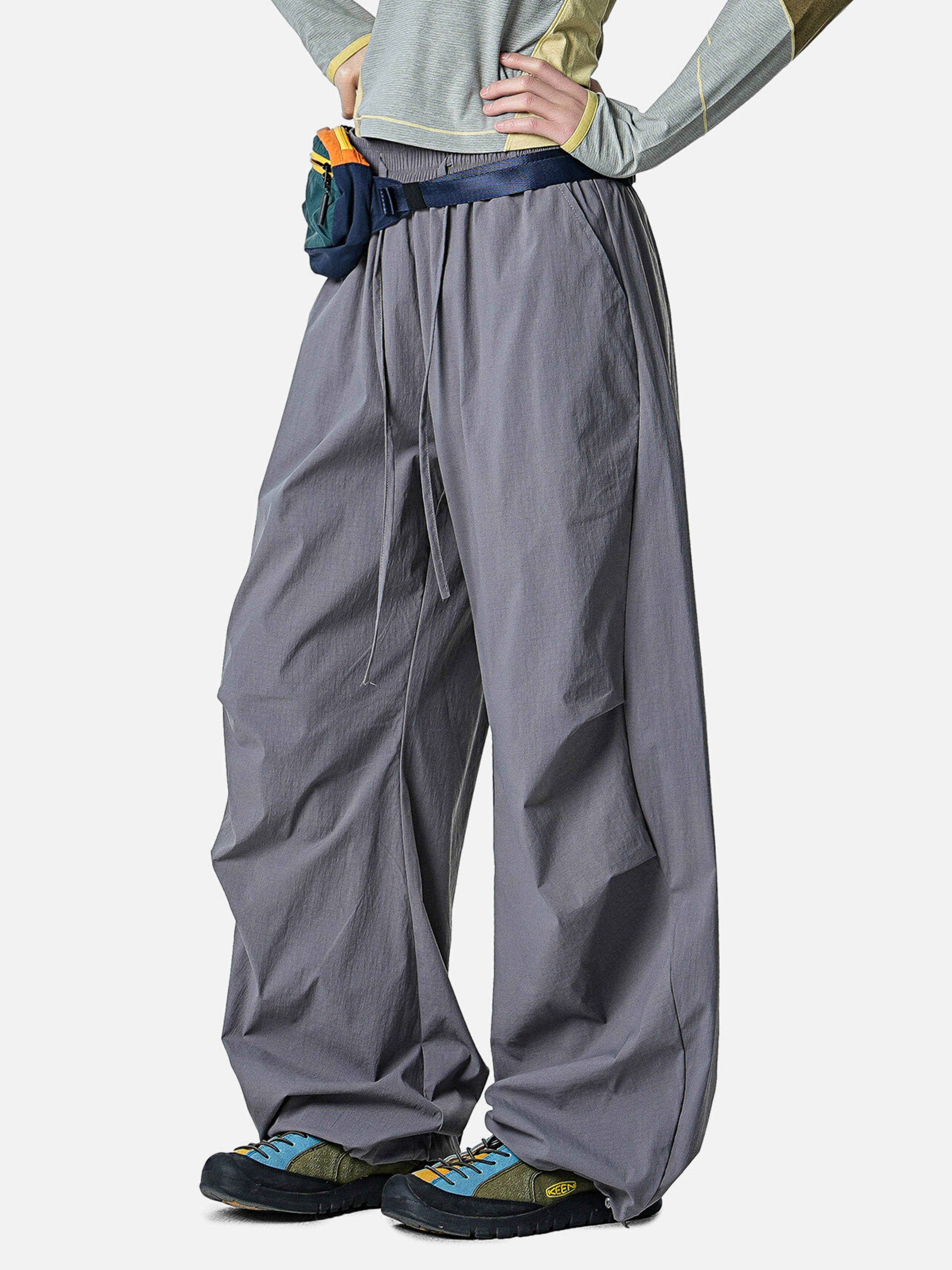 Hawkpeak - Unisex Water-Repellent Lightweight Wide-Leg Paratrooper Pants
