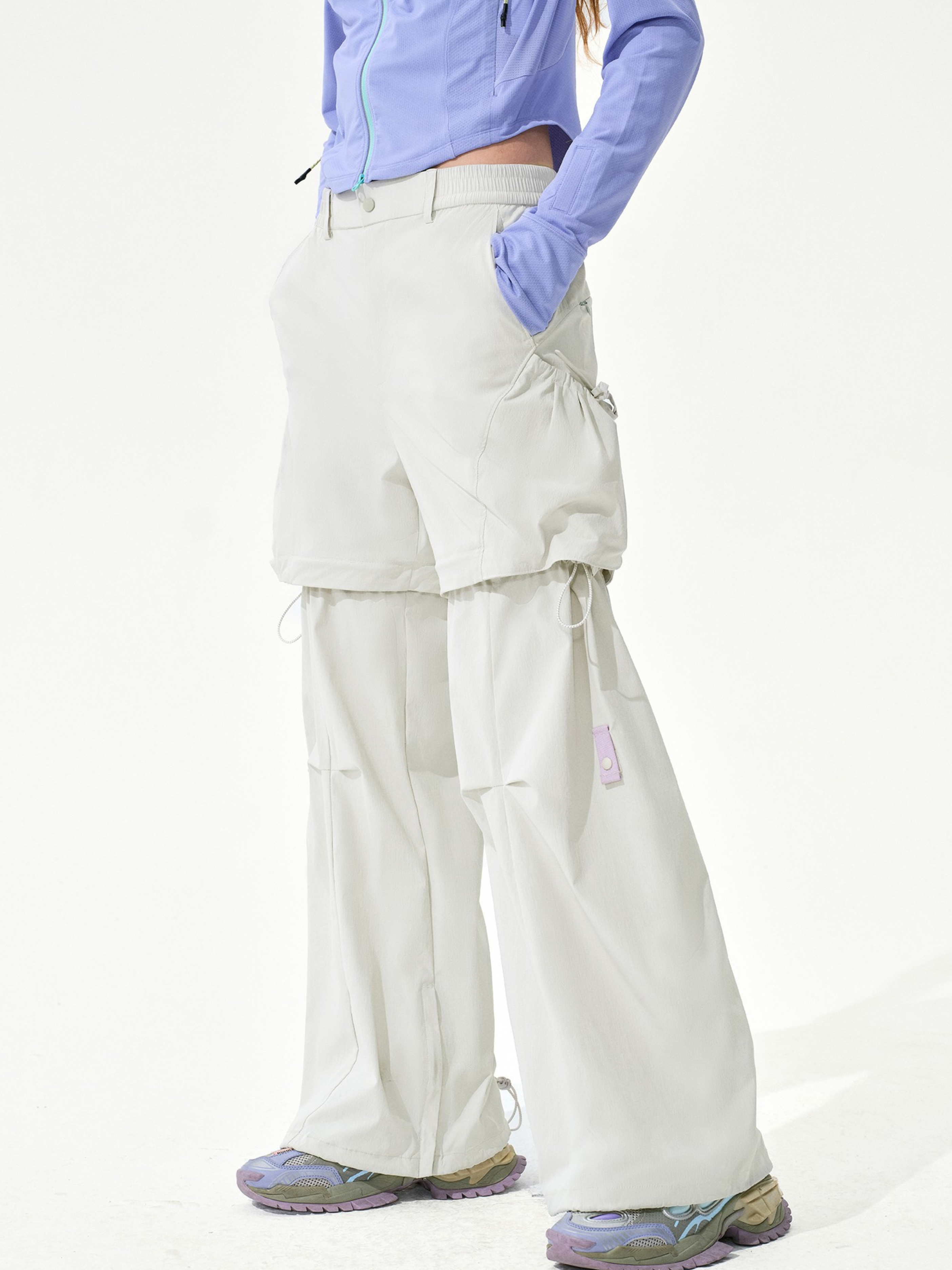 Aquafield - Women’s Scotchgard moisture-wicking detachable long shorts