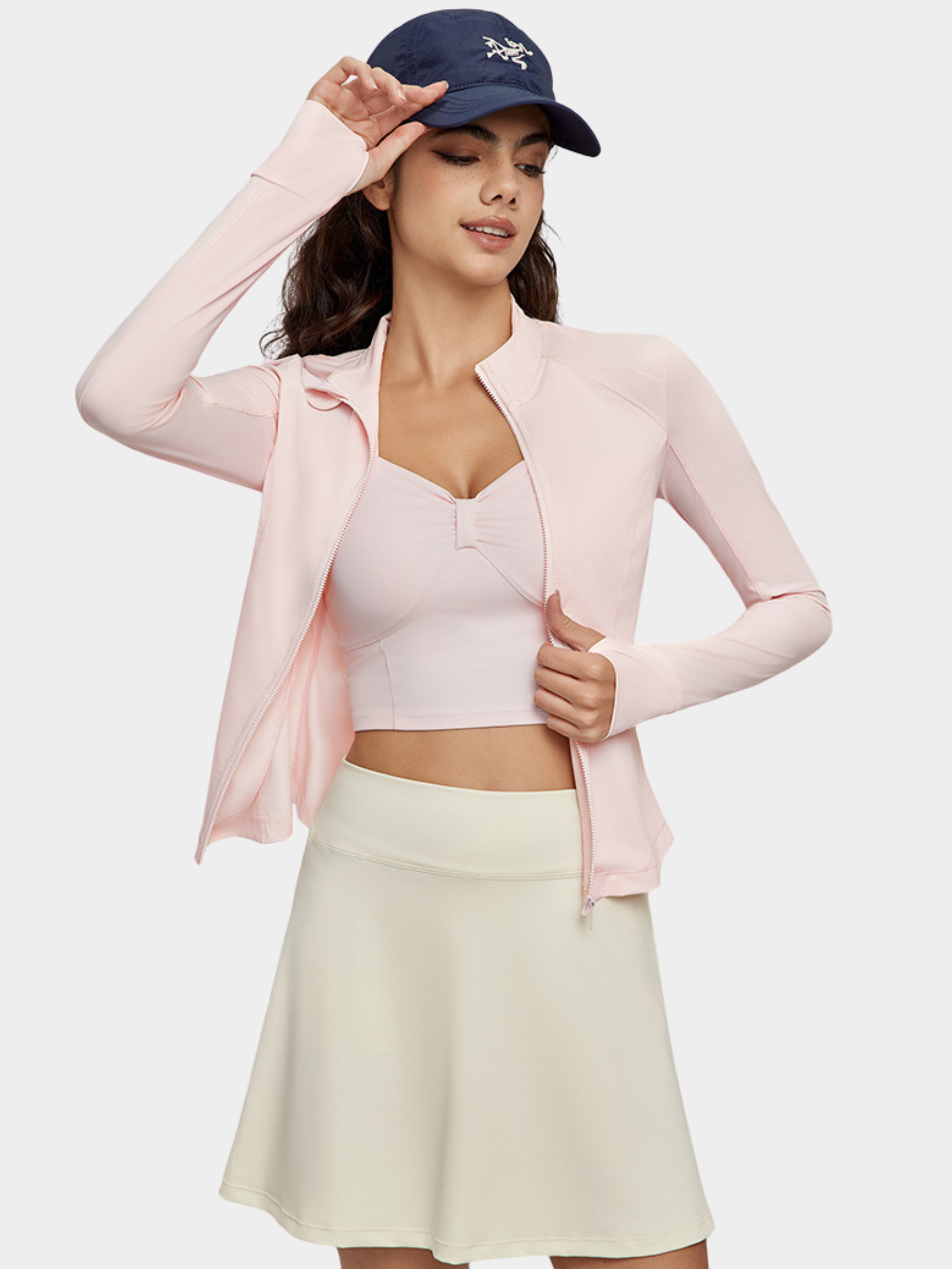 MesaDrop - UPF50+ Raw Yarn Cooling Slim-Fit Sun Protection Jacket GONGGAR SPORTS