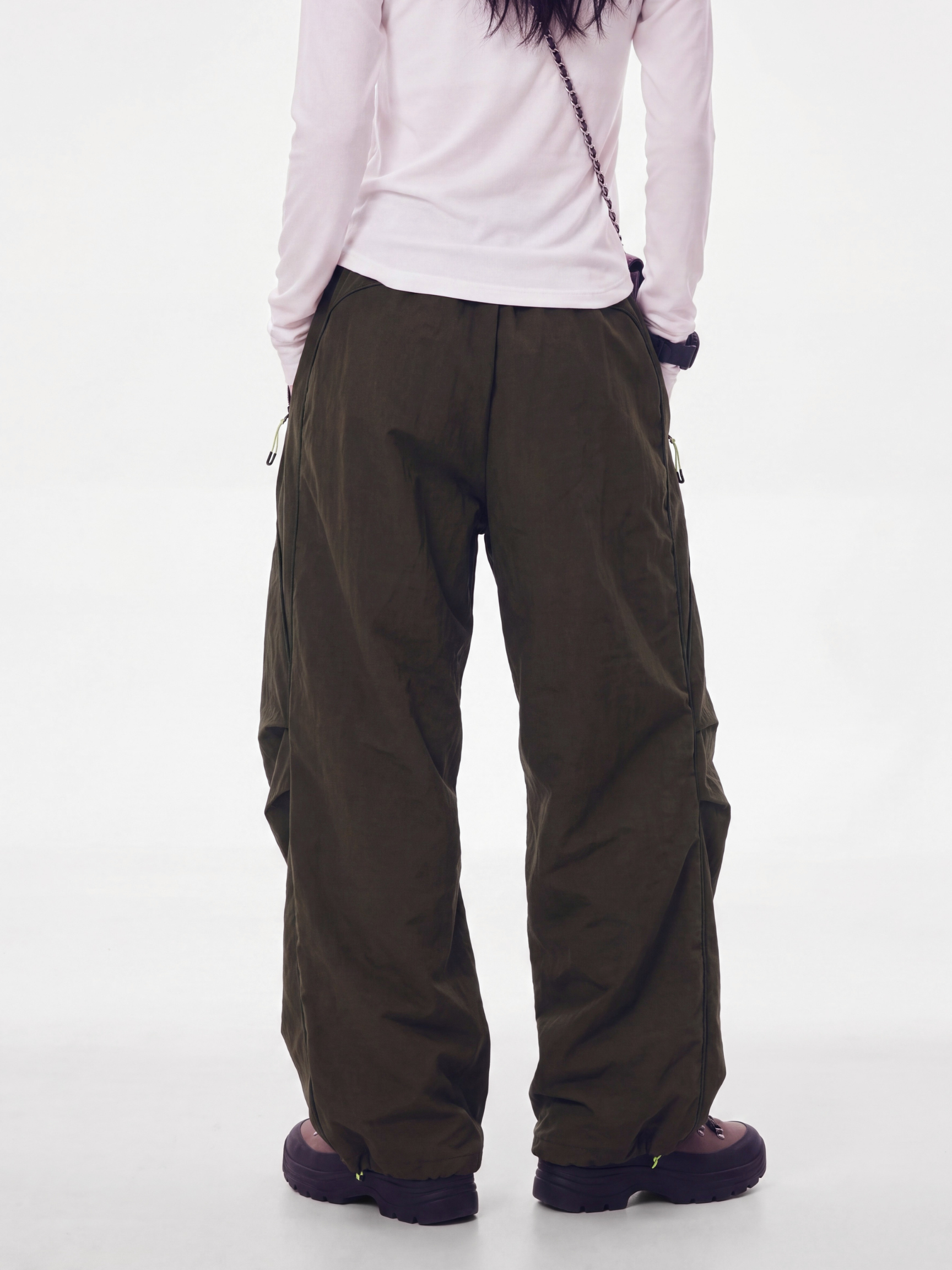 LiteSway - Women's Water-Repellent Quick-Dry Pleated Cargo Pants