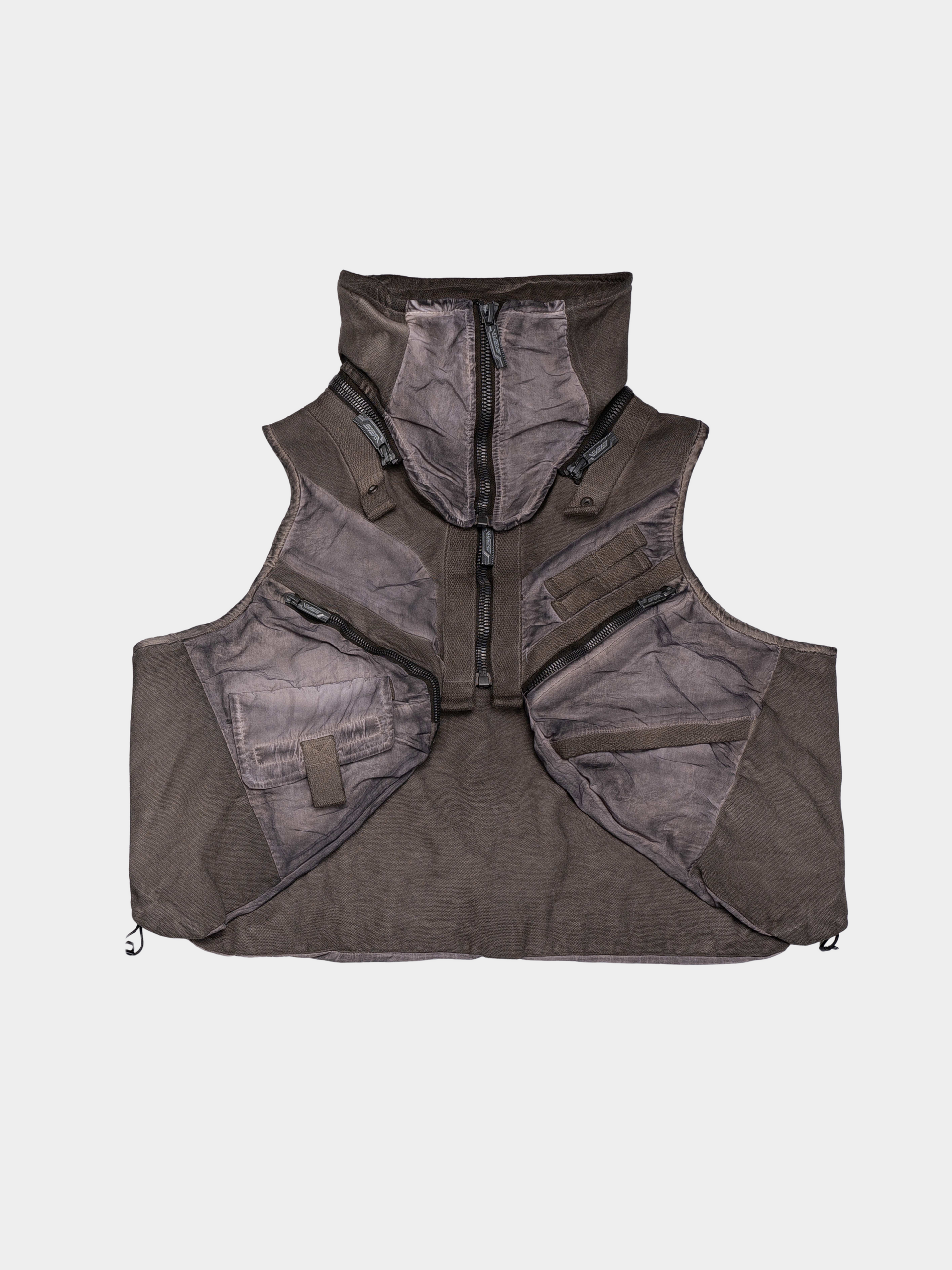 FlexCanopy - Unisex Asymmetric 3D Pocket Detachable Vest GONGGAR SPORTS