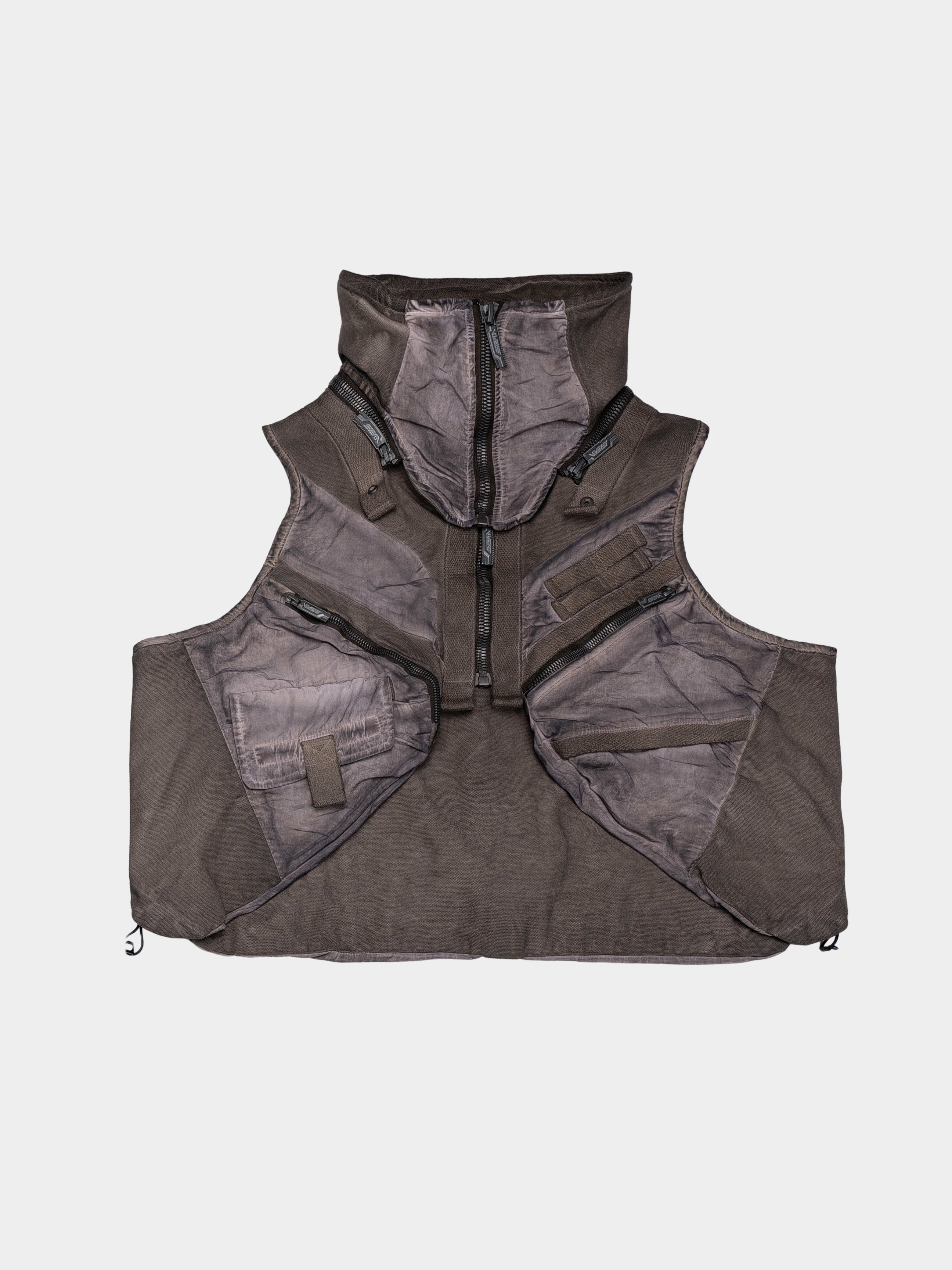 FlexCanopy - Unisex Asymmetric 3D Pocket Detachable Vest GONGGAR SPORTS