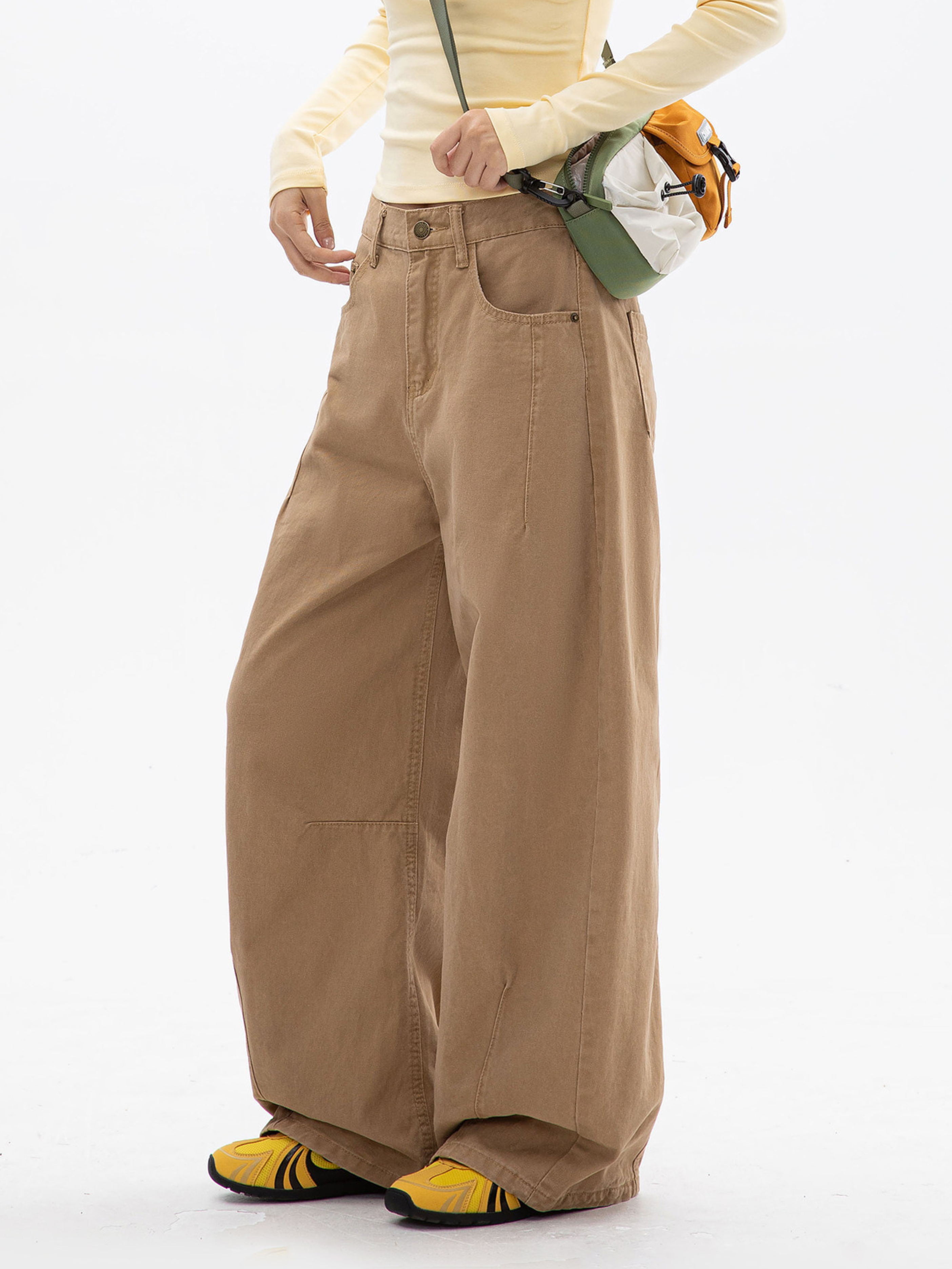 Valleyhike - Women's Relaxed Straight-Leg Cotton Pants