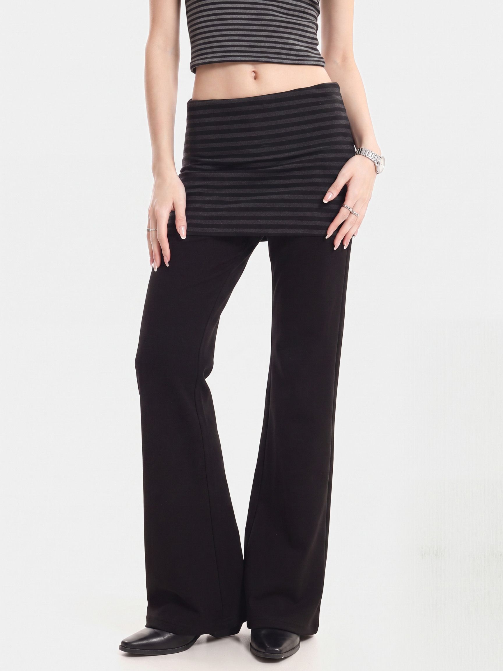 SlimFlare - Women's Slim Fit High-Waist Flared Pants