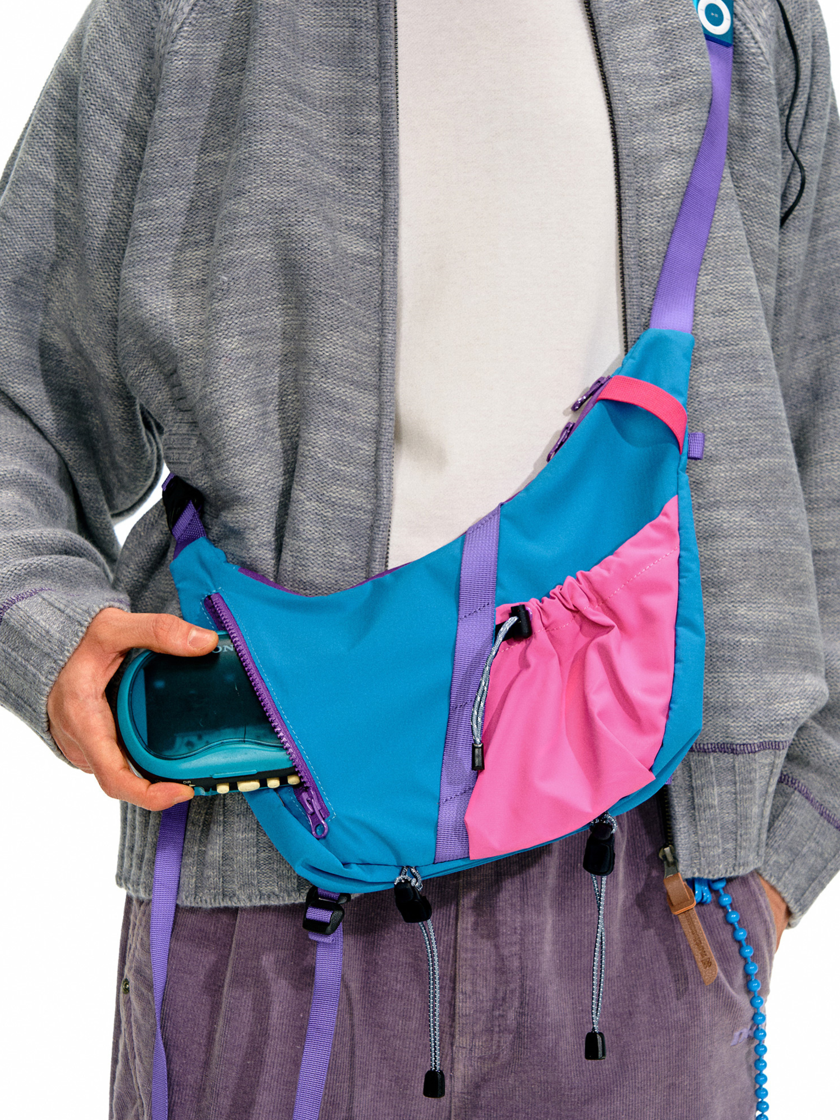Feralwind - Lightweight Multi-Functional Colorblock Crossbody Bag