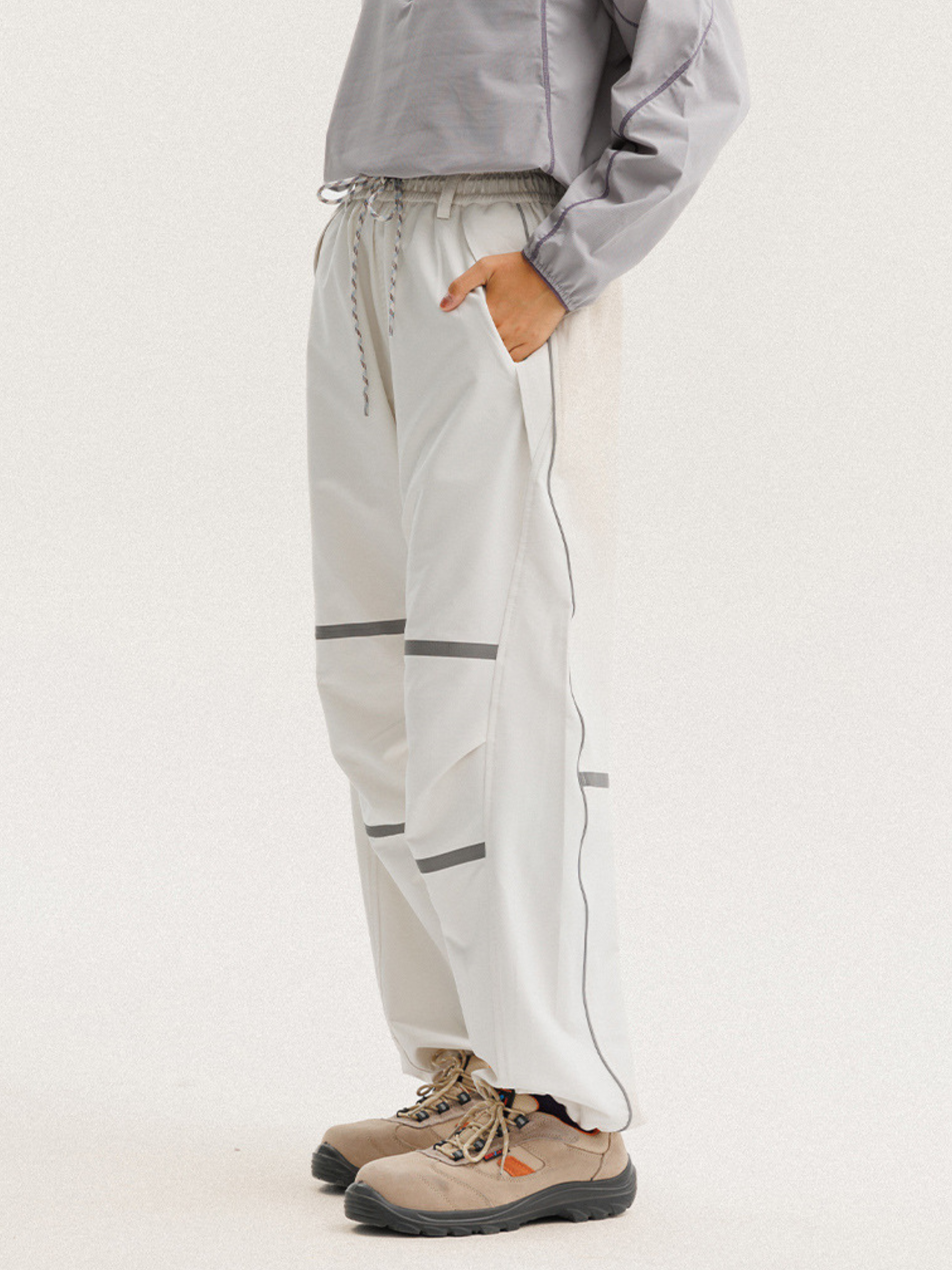 Pioneers - Unisex Reflective Softshell Utility Trekking Pants