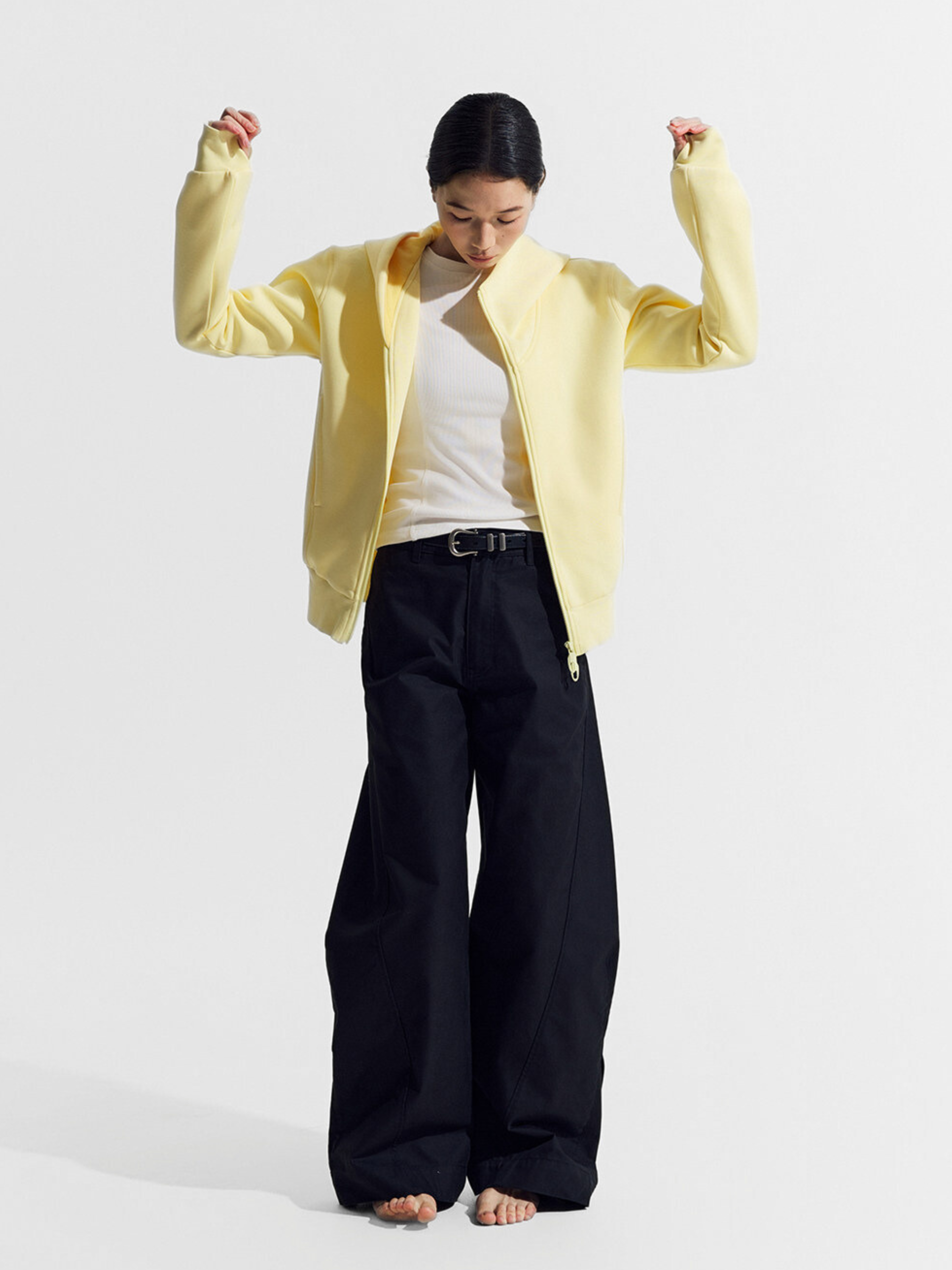 Ashhowl - Unisex Asymmetric Zip Air-Layer Jacket