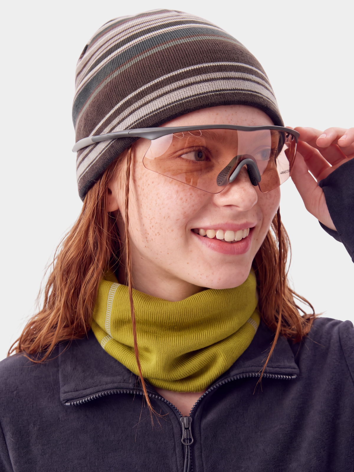 FrameDrift - Half-Rim UV Protection Photochromic Sunglasses