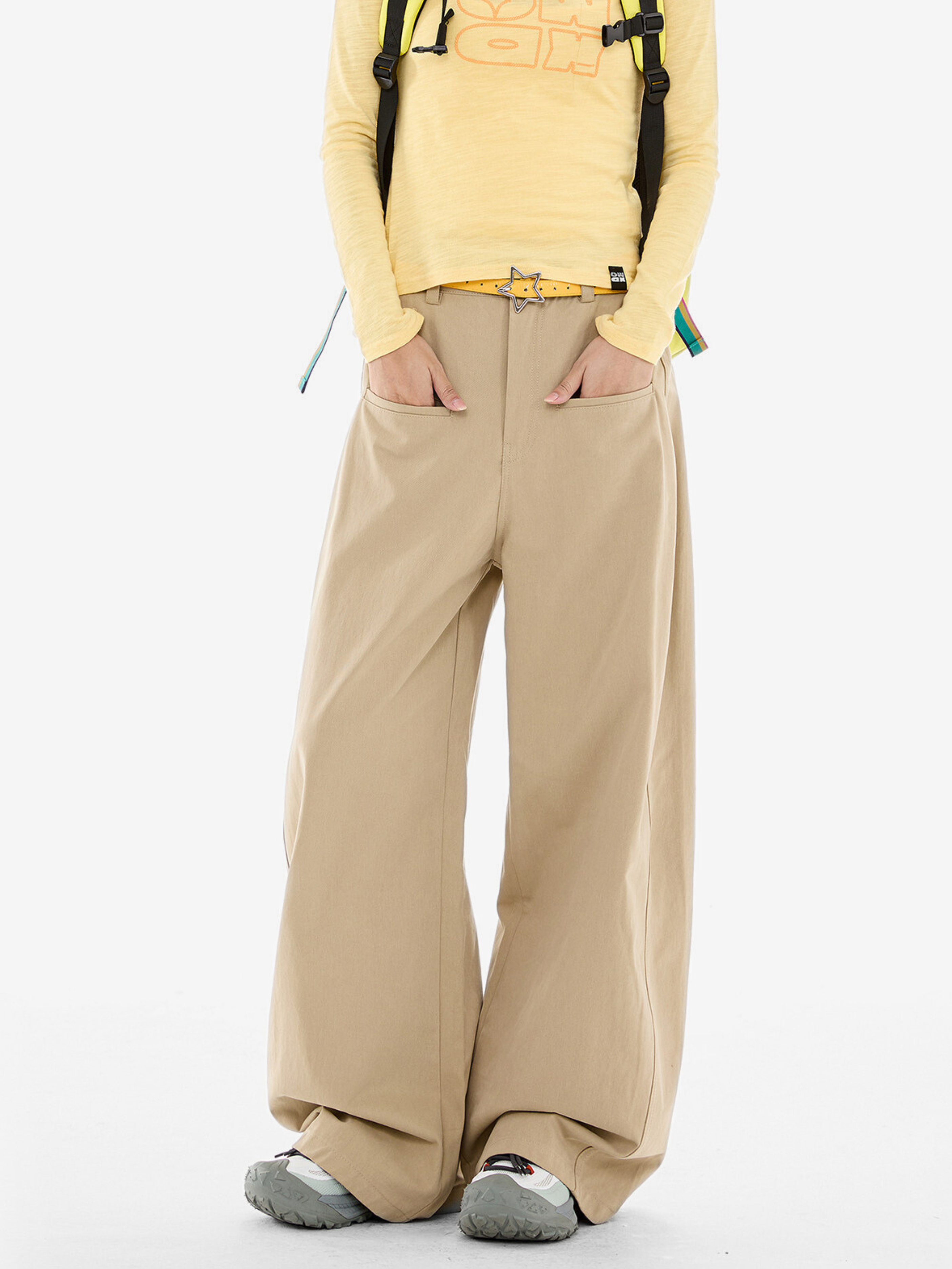Longtrail - Women's Cotton Wide-Leg Straight Pants