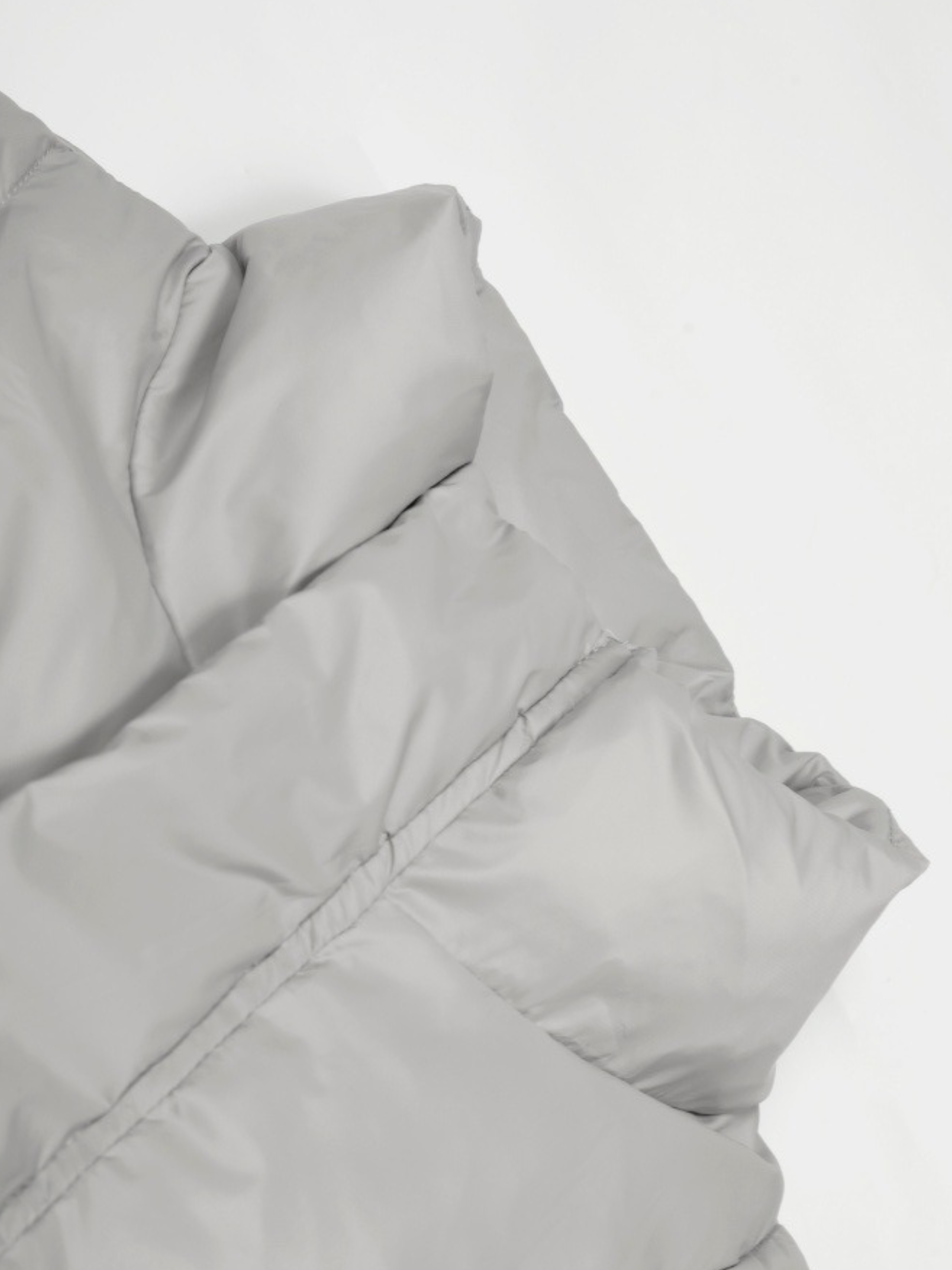 Summitline - Unisex Solid Color Stand Collar Quilted Padded Jacket