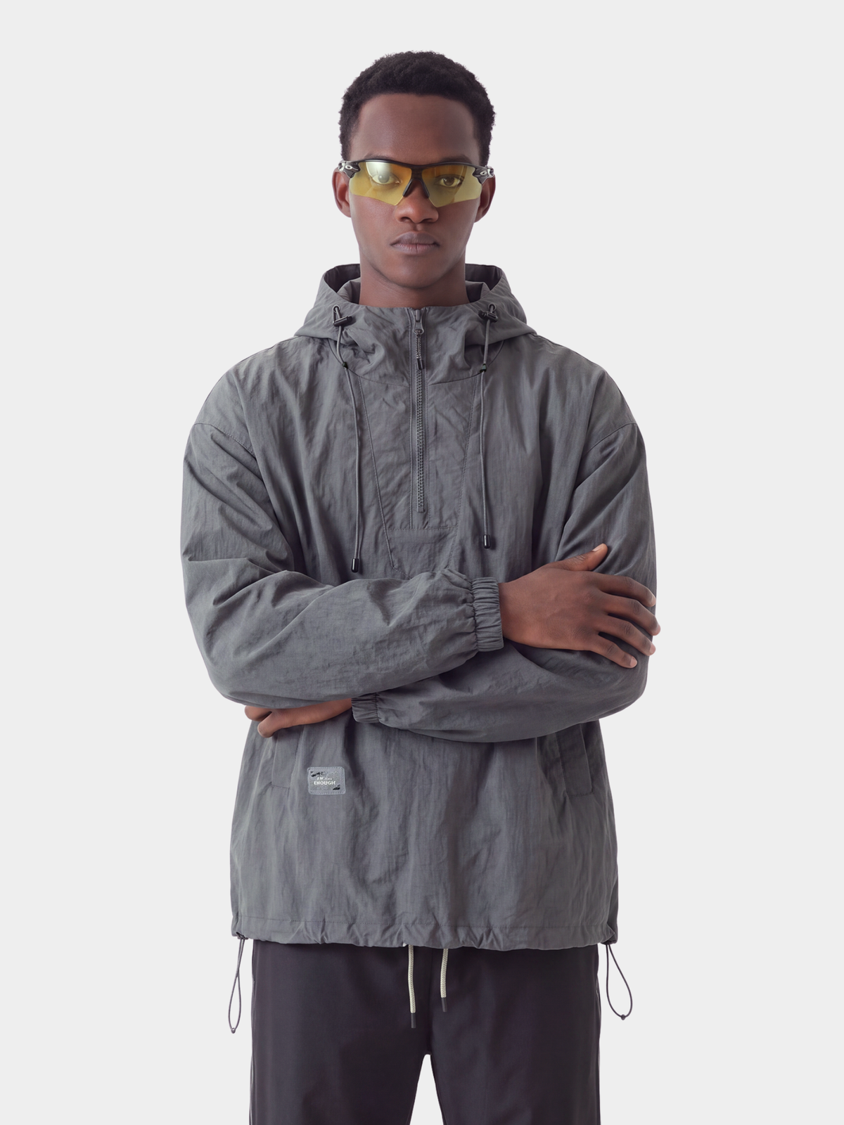 EdgePack - Unisex Half-Zip Water-Repellent Hooded Jacket