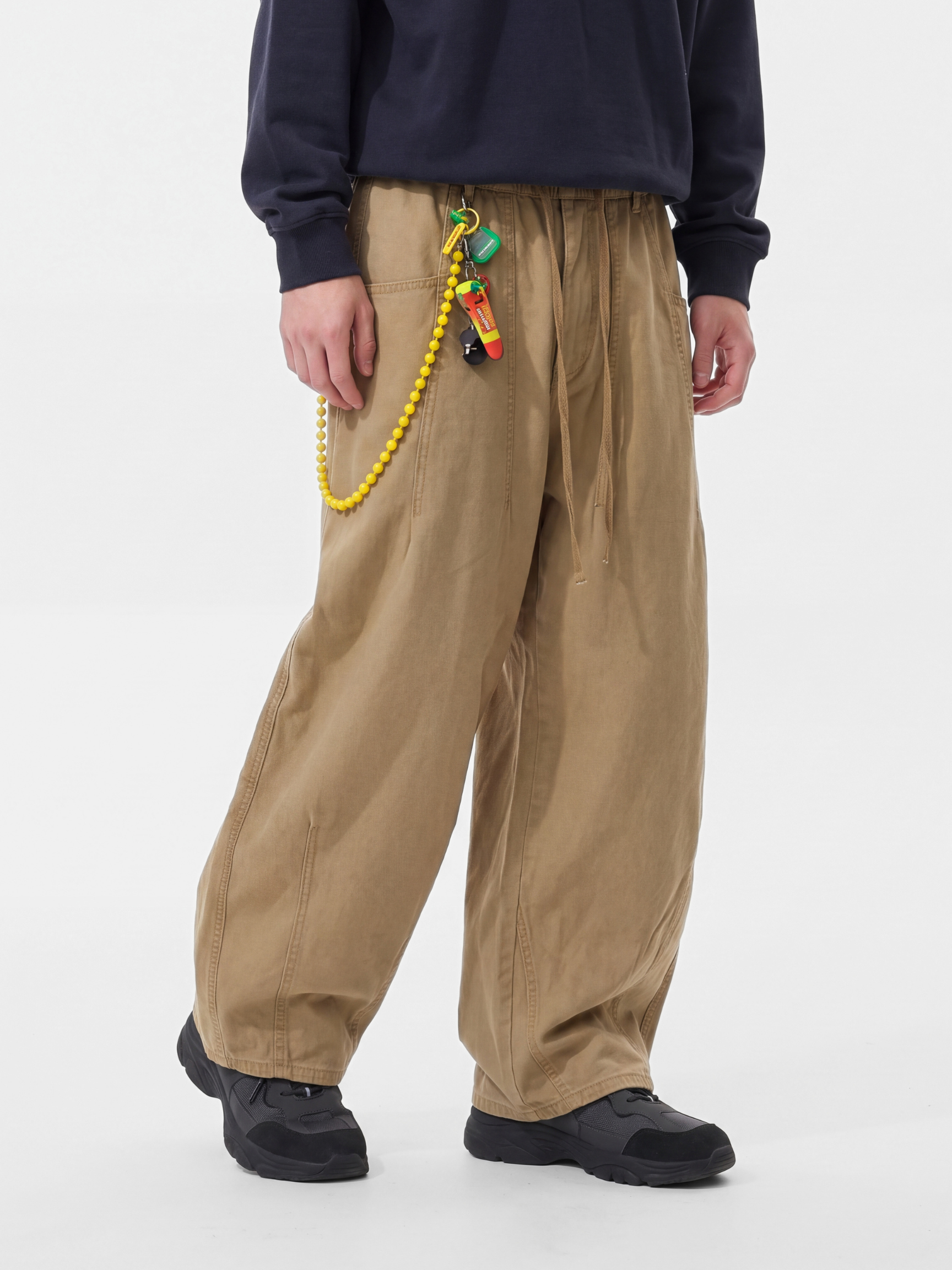 TrailStow - Drawstring Soft & Breathable Utility Wide-Leg Pants