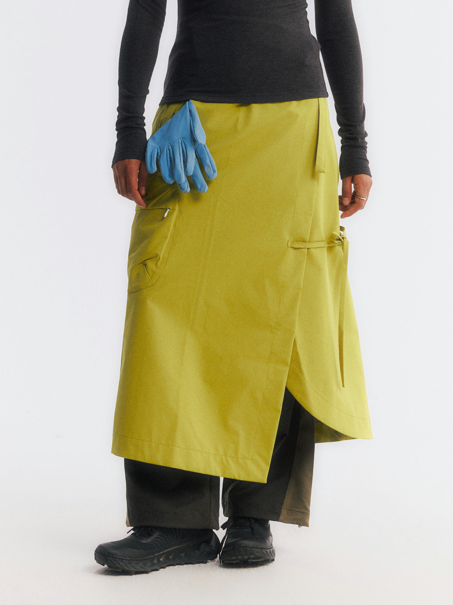SpringMist - Women's Water-Repellent Durable A-Line Midi Skirt