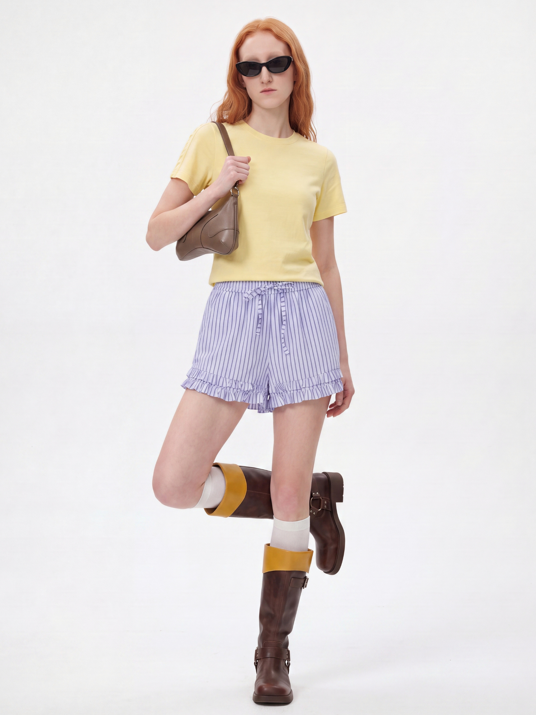 Bubble - Women's Contrast Stripe Drawstring Shorts