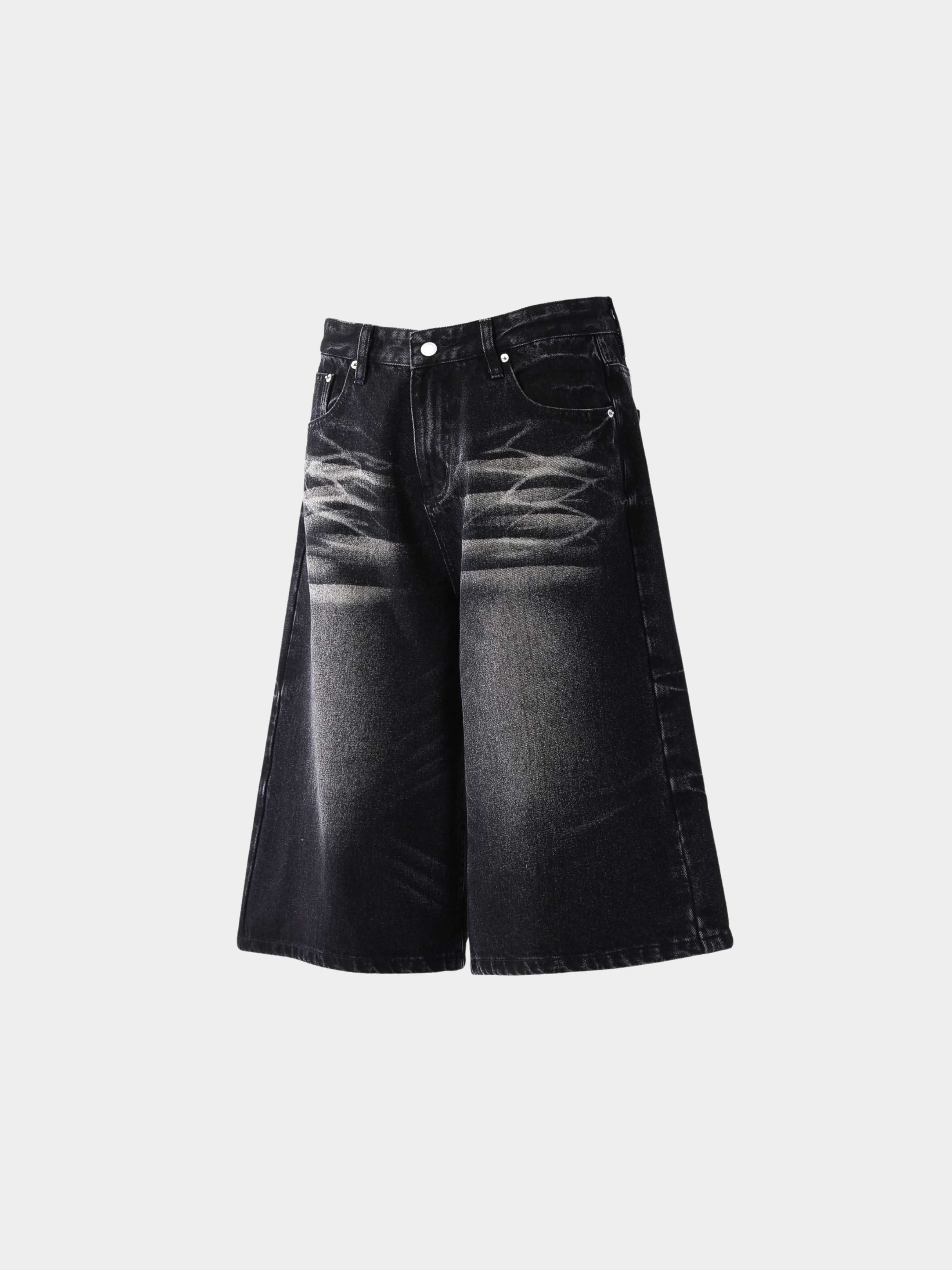 BaseWrap - Men's Straight-Leg Denim Shorts GONGGAR SPORTS