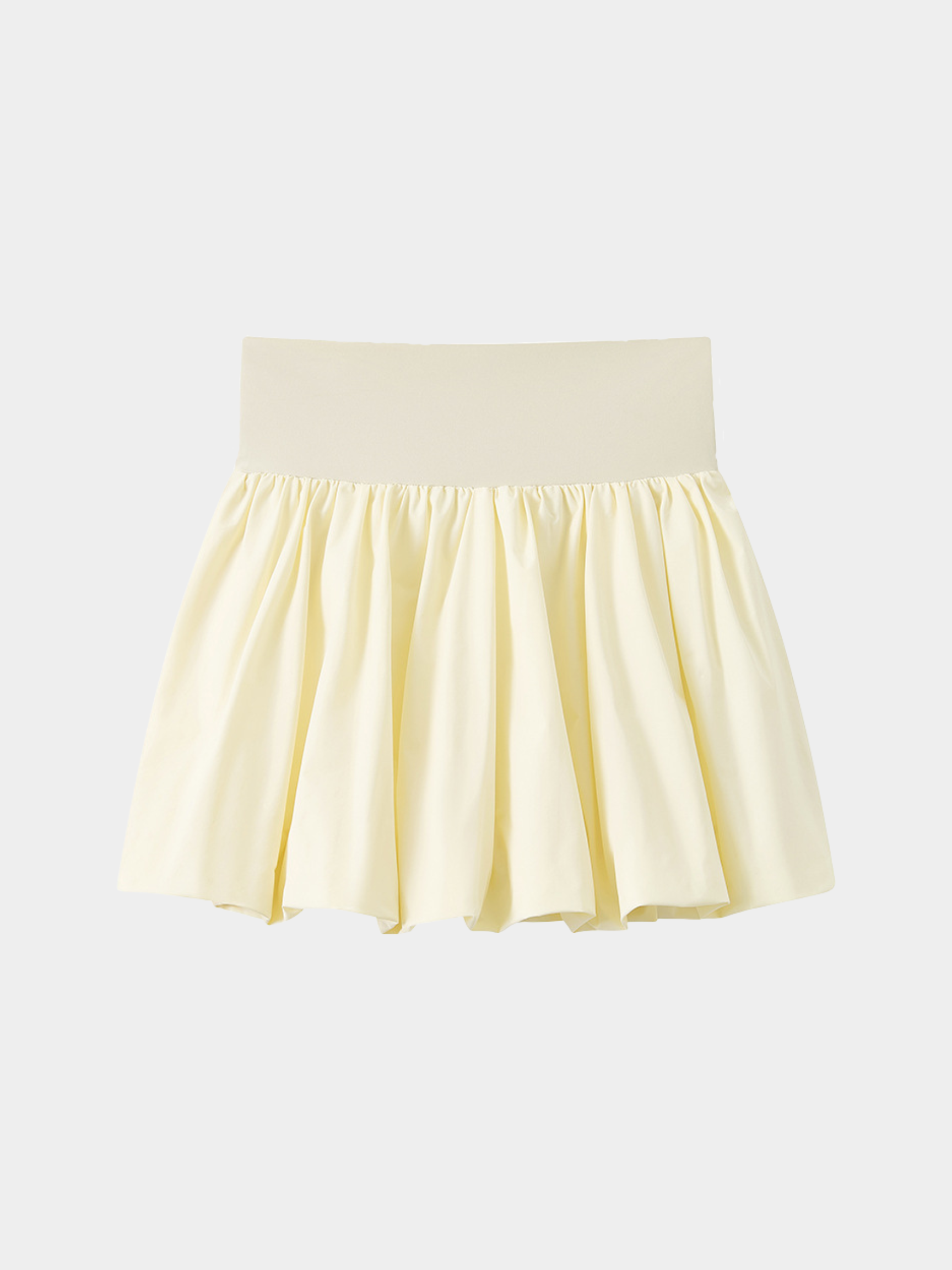 Saunter - Women's High-Waisted Bubble Hem Skirt