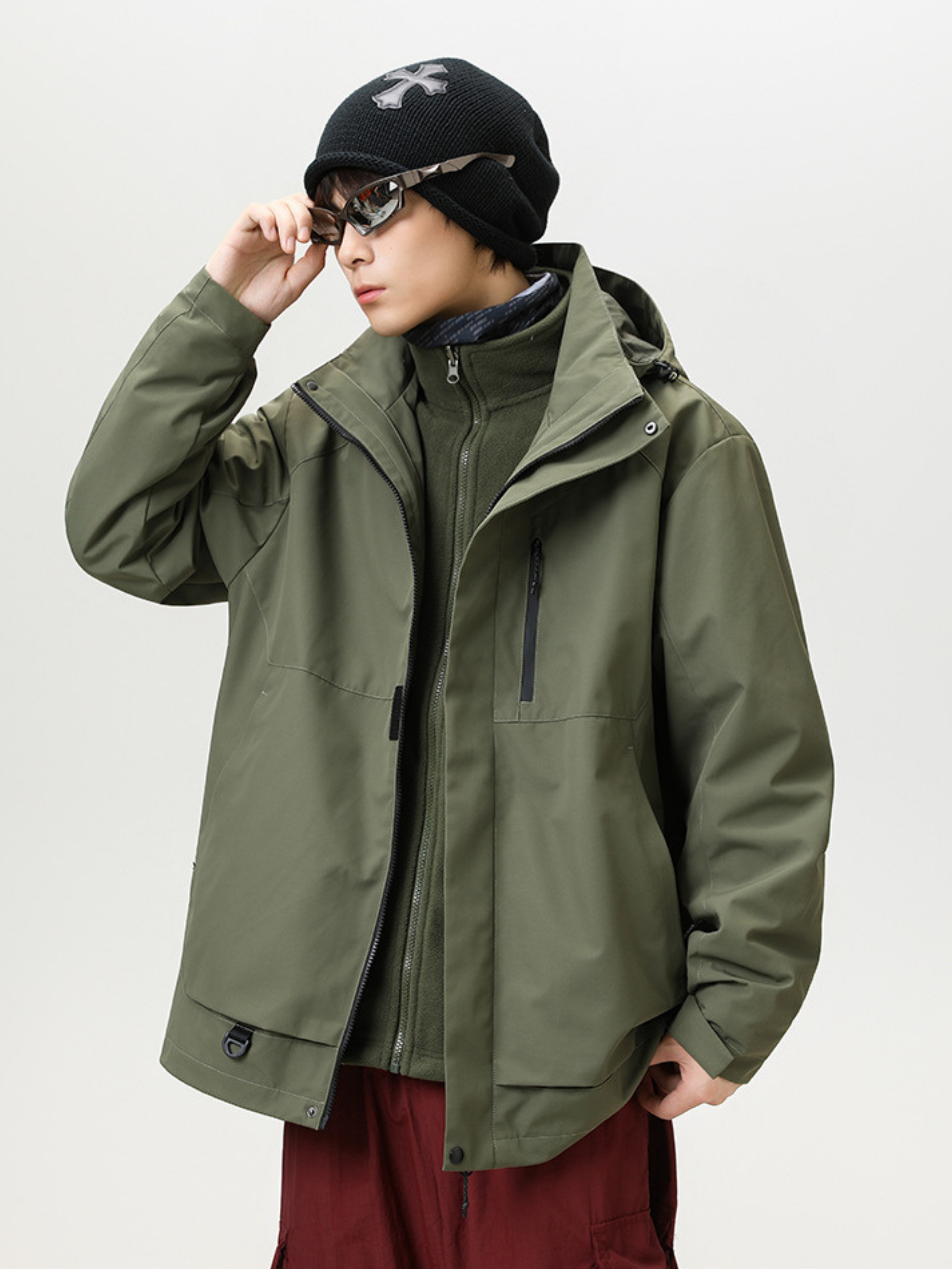 Spirewood - Unisex 3-in-1 Detachable Utility Jacket