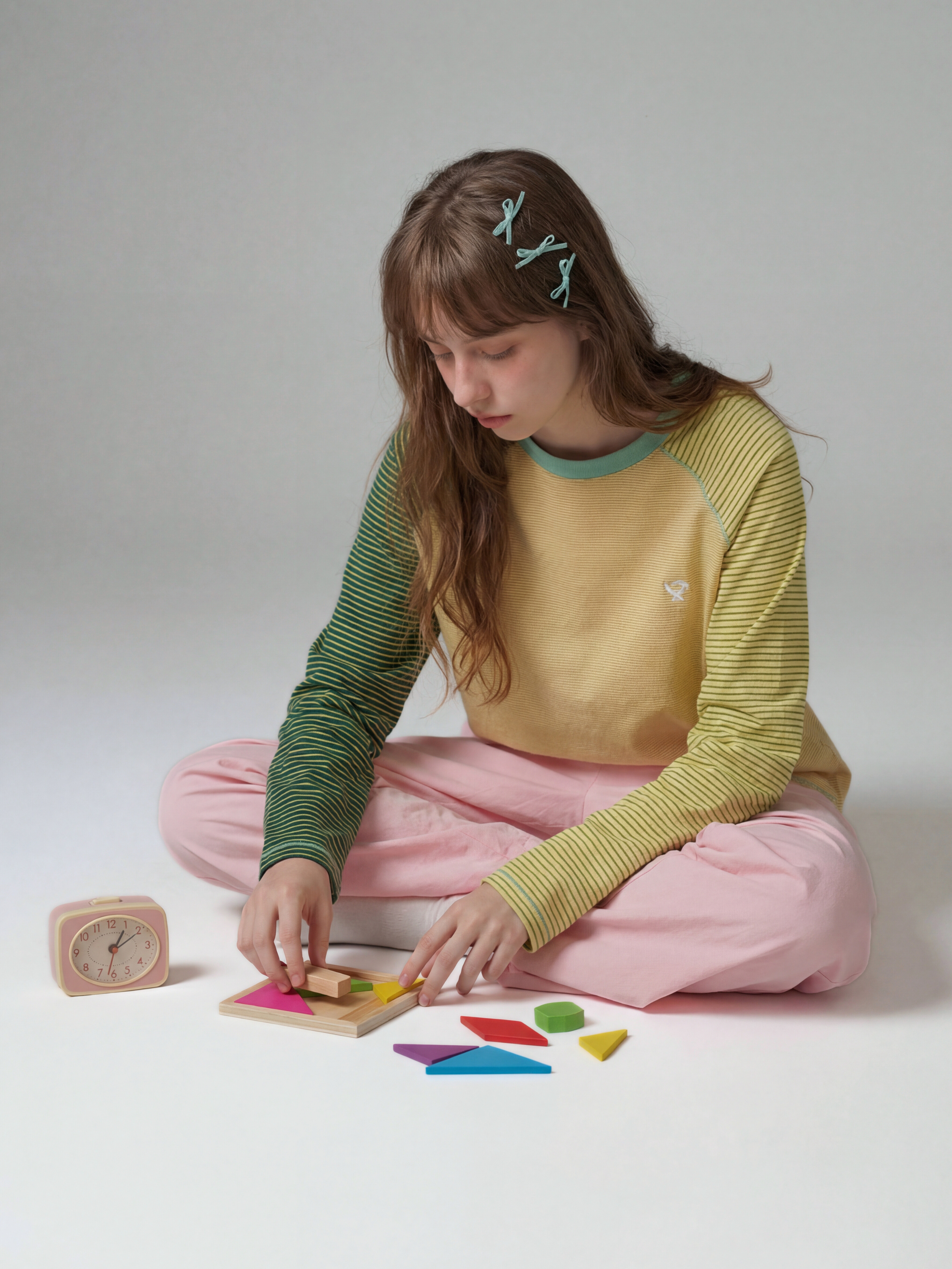 IceFlare - Women's Stripe Contrast Raglan Long-Sleeve