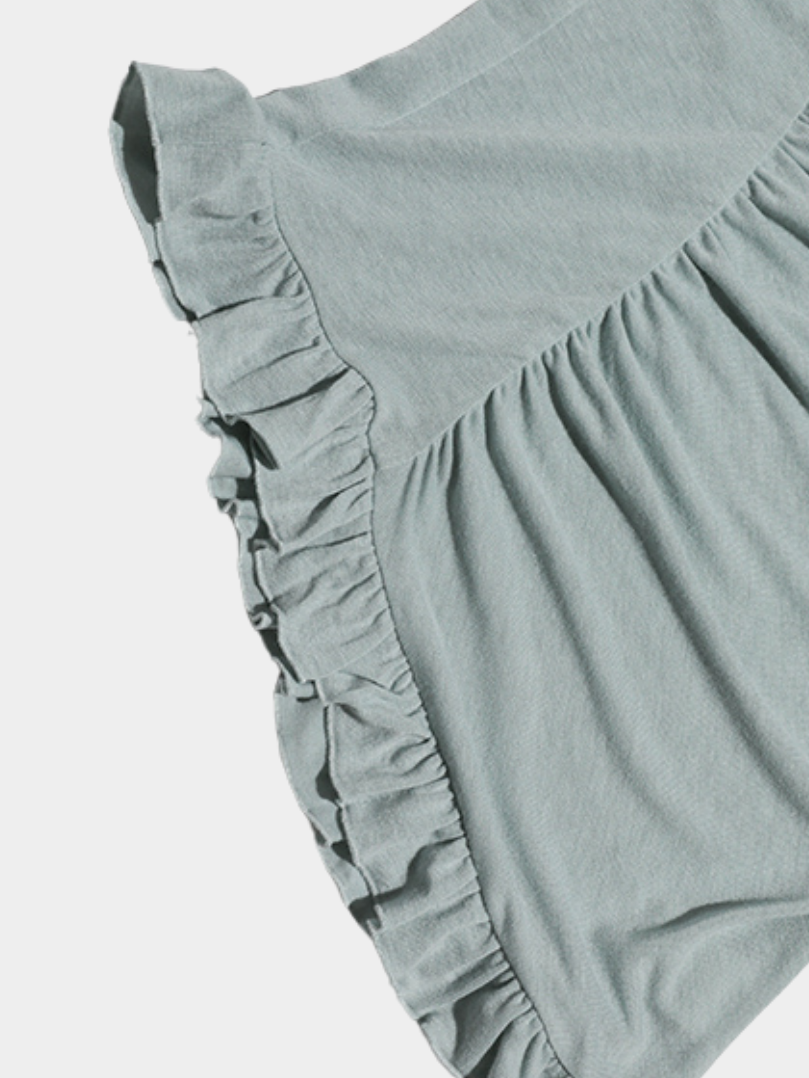 Ashbite - Women's French Ruffle Trim Base Layer Top