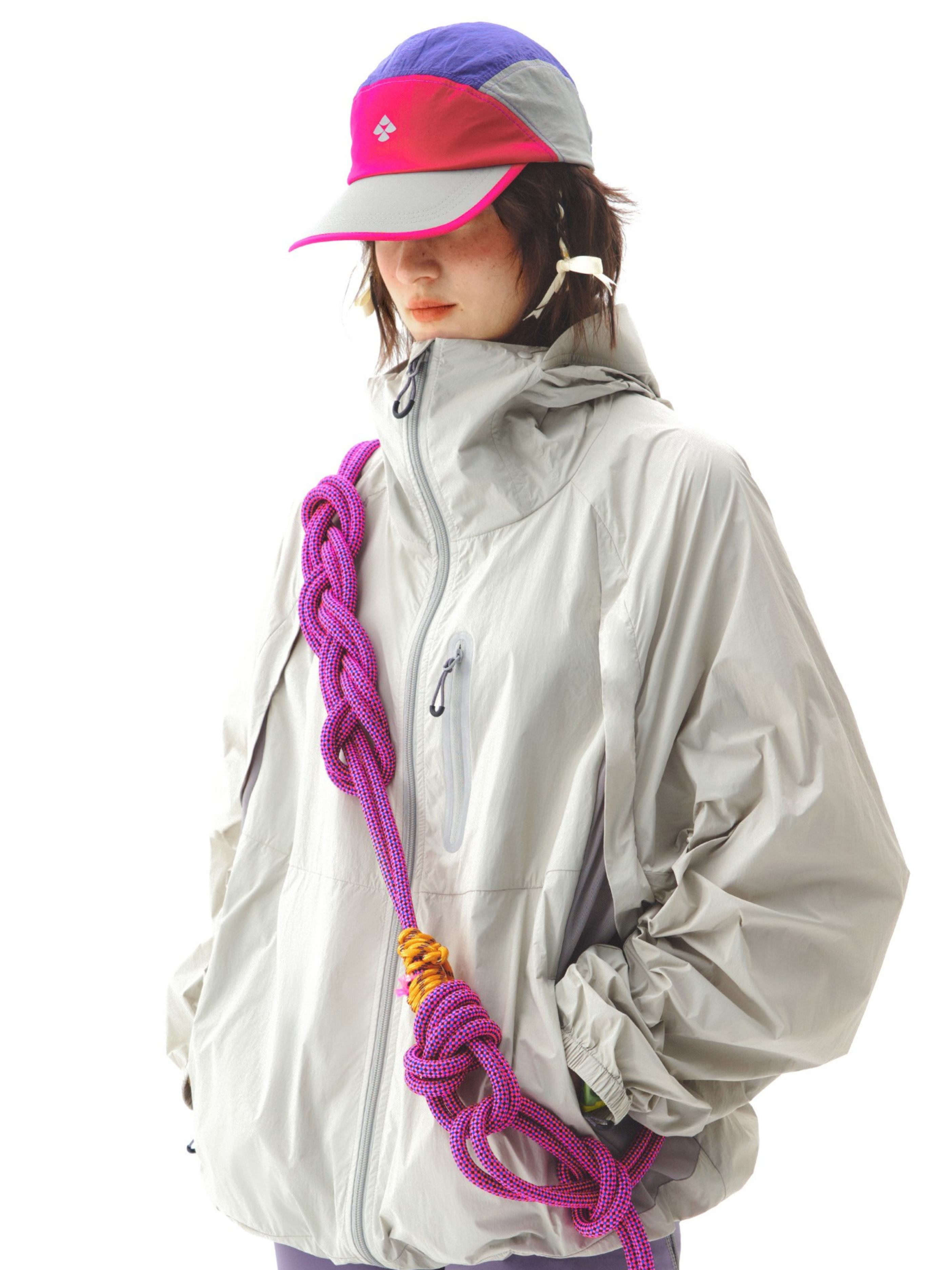 CampCoat - Unisex UPF 100+ Detachable Goggle Face-Shield Sun Jacket