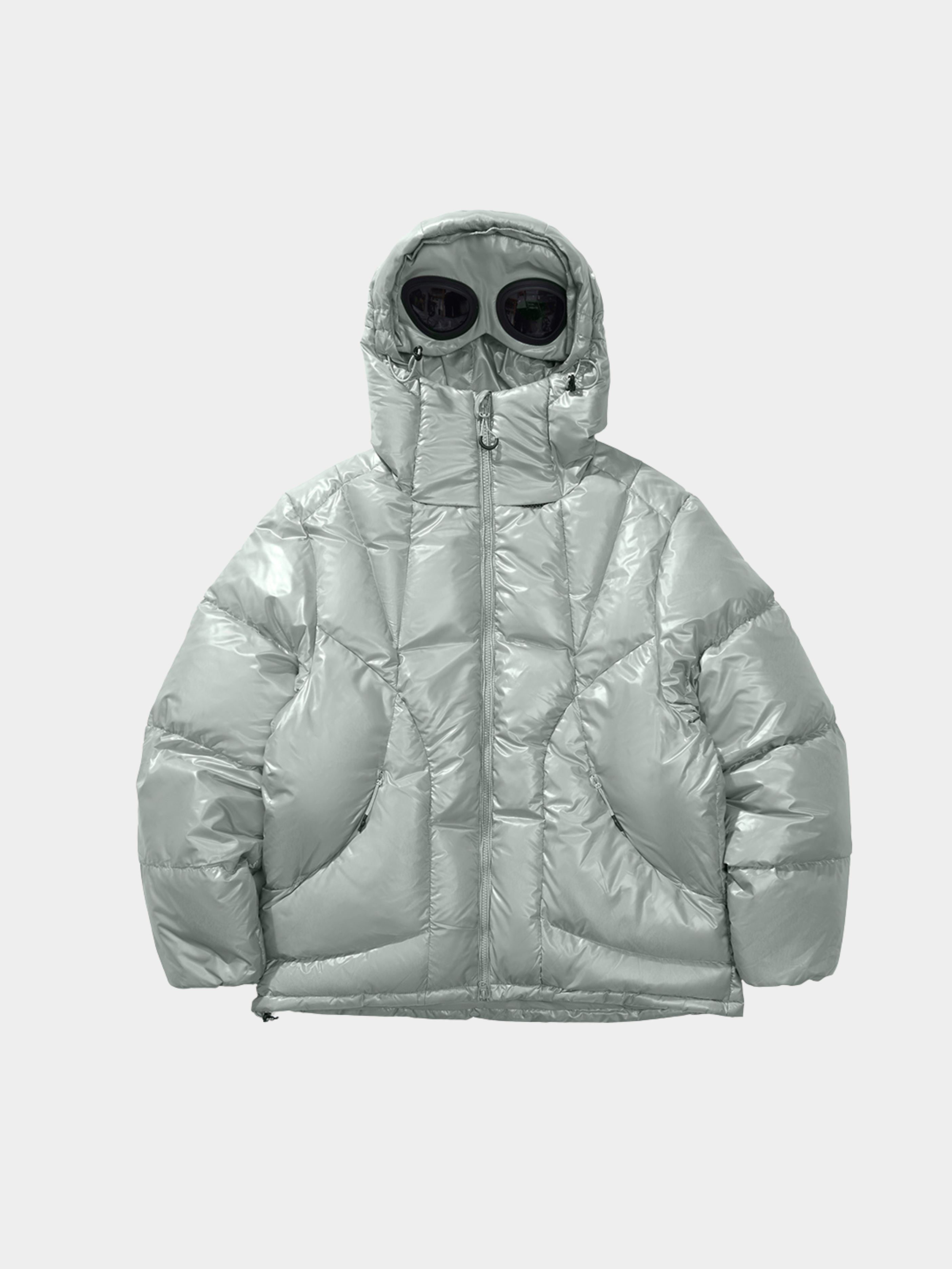 CampClip - Men's 90% White Duck Down Detachable Goggle Mask Jacket