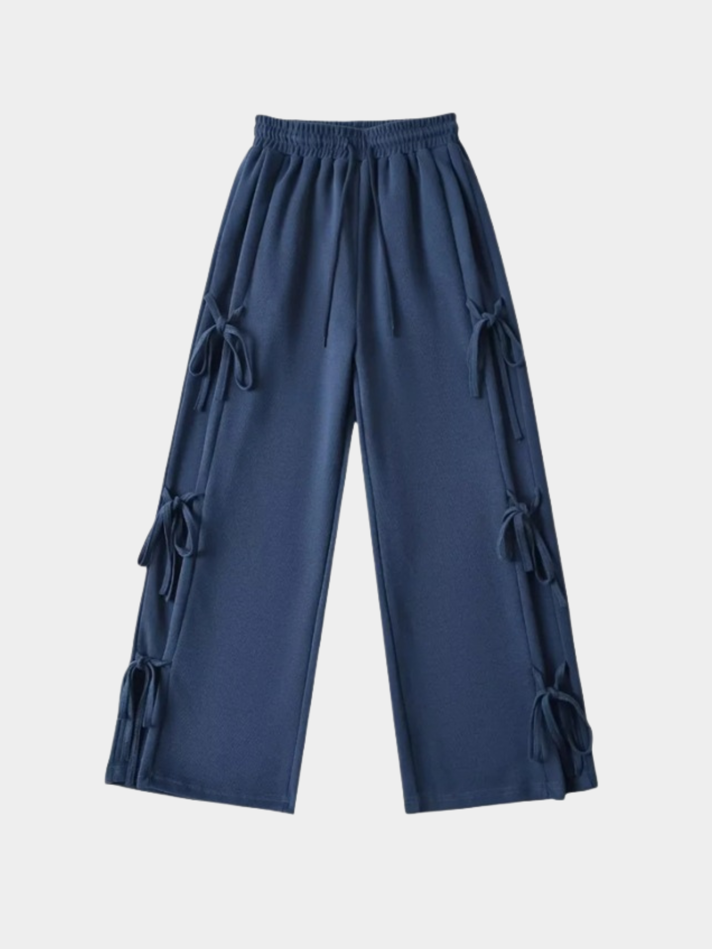 ThornPort - Women's Elastic Waist Butterfly Bow Loose Pants
