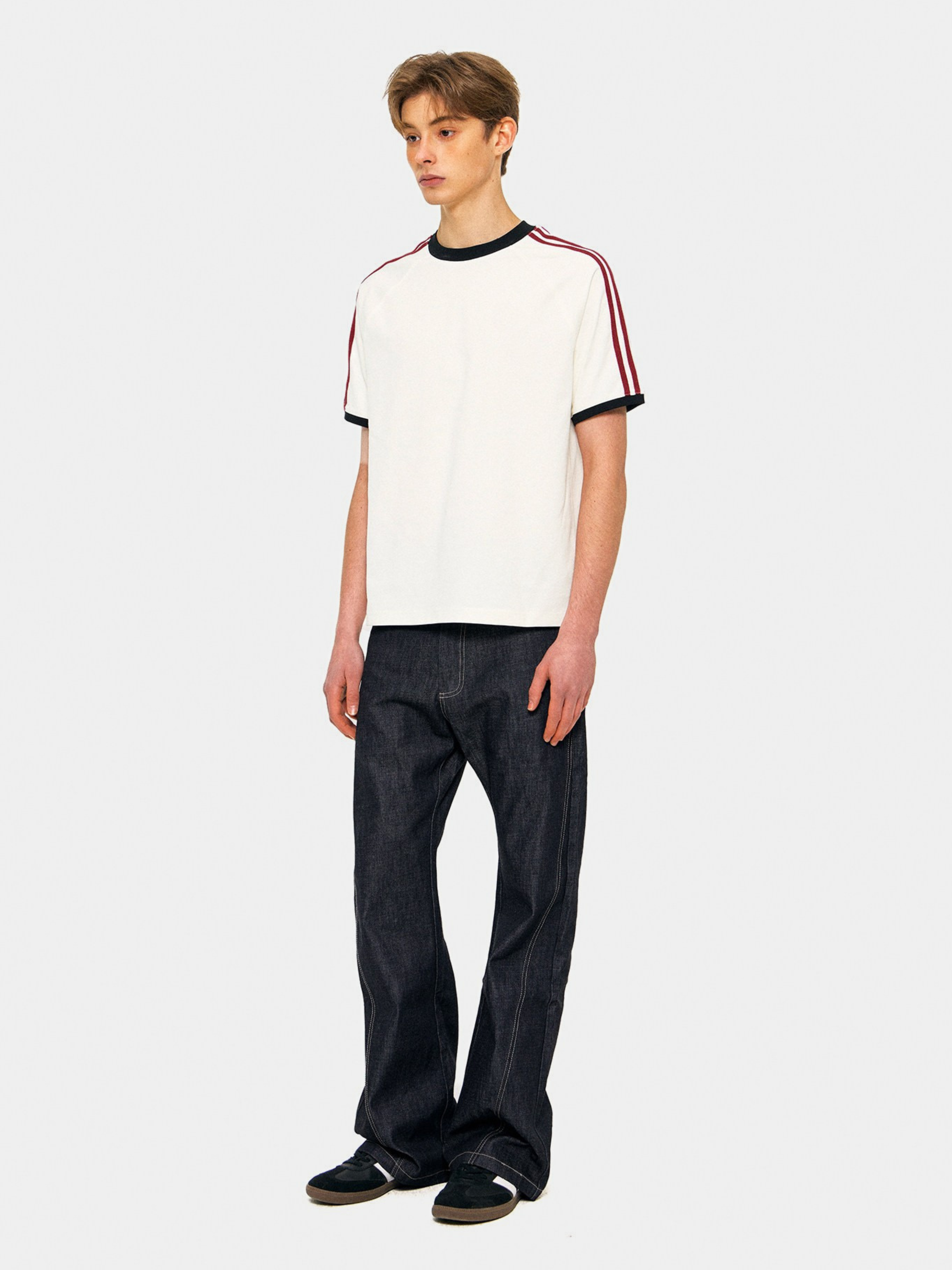 Dusttrail - Unisex Colorblock Cooling Striped Quick-Dry T-Shirt