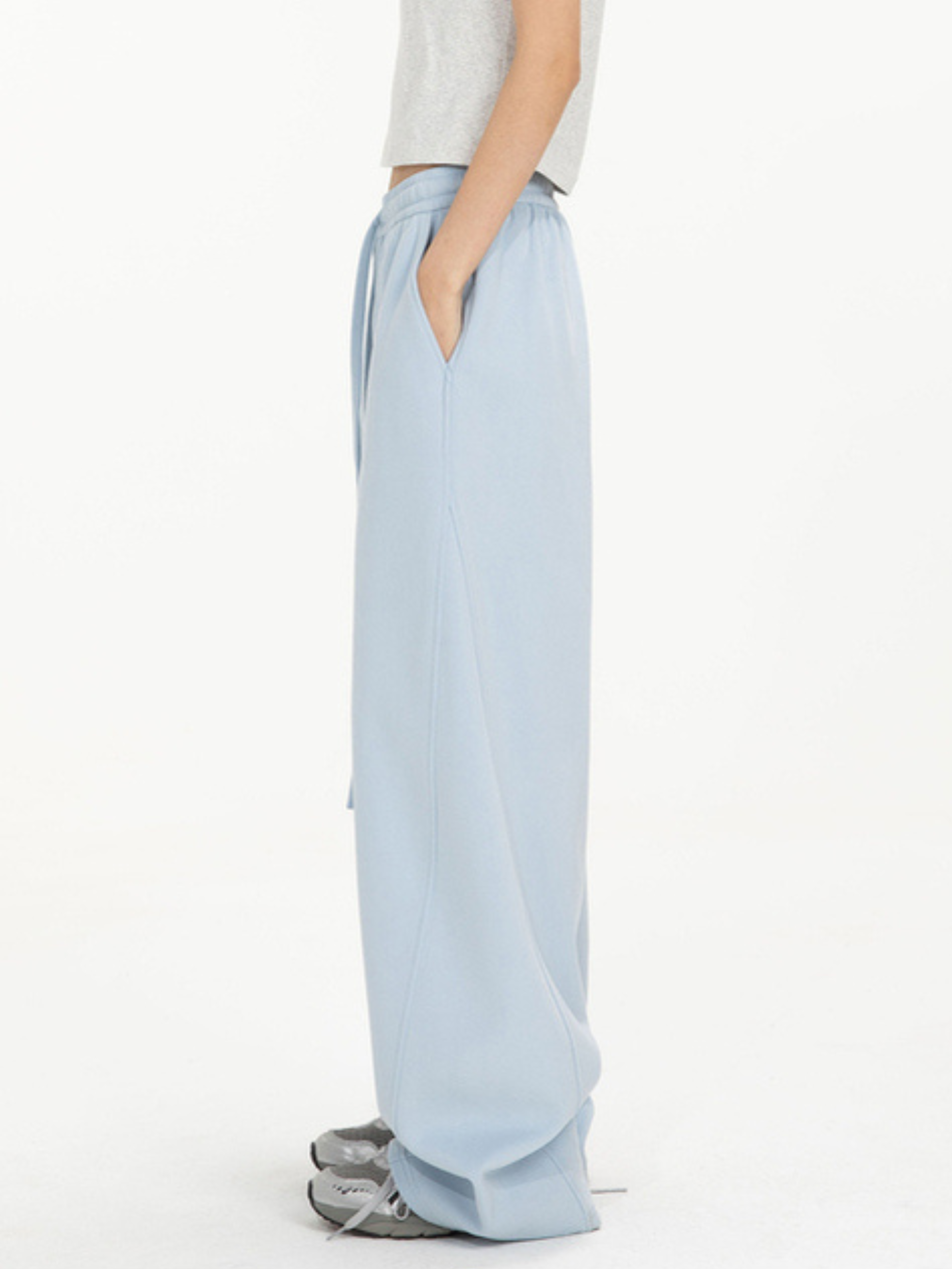 Peakstream - Women's Solid Drape Straight-Leg Sweatpants