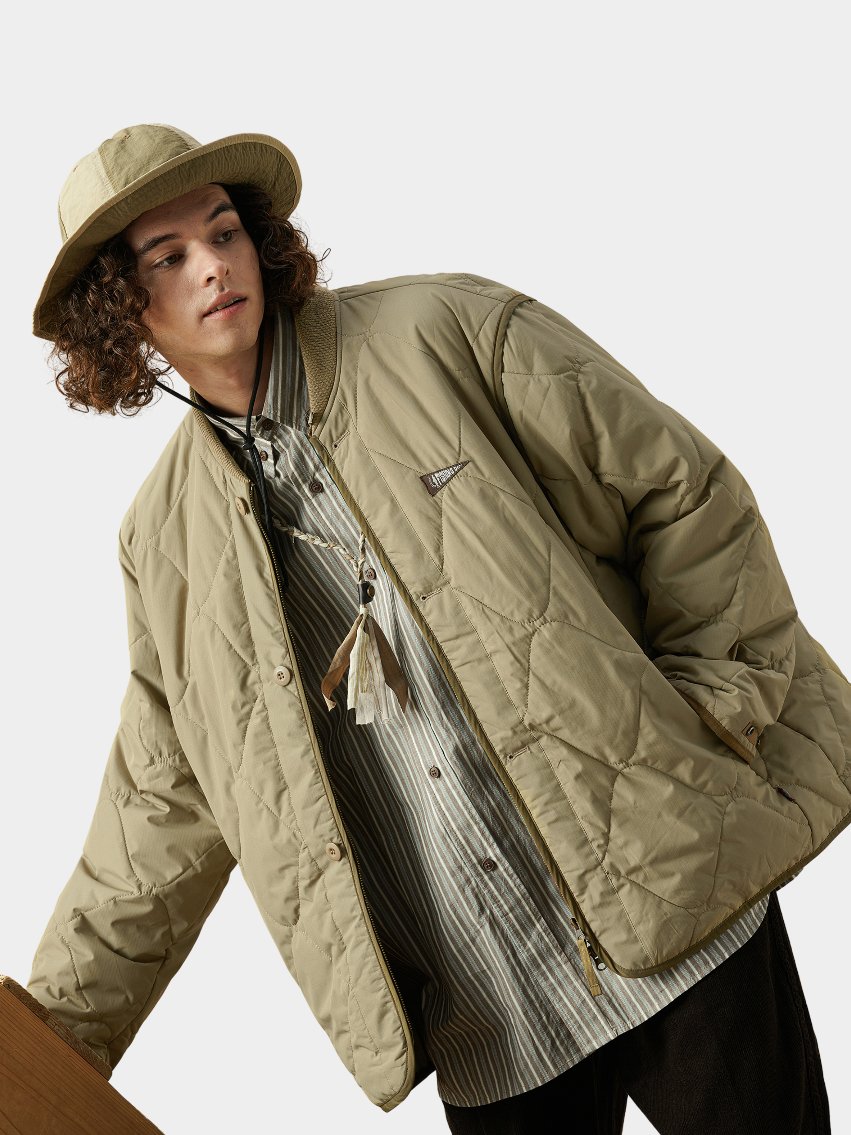 Stormtrail - Unisex Loose-Fit Quilted Cotton Jacket